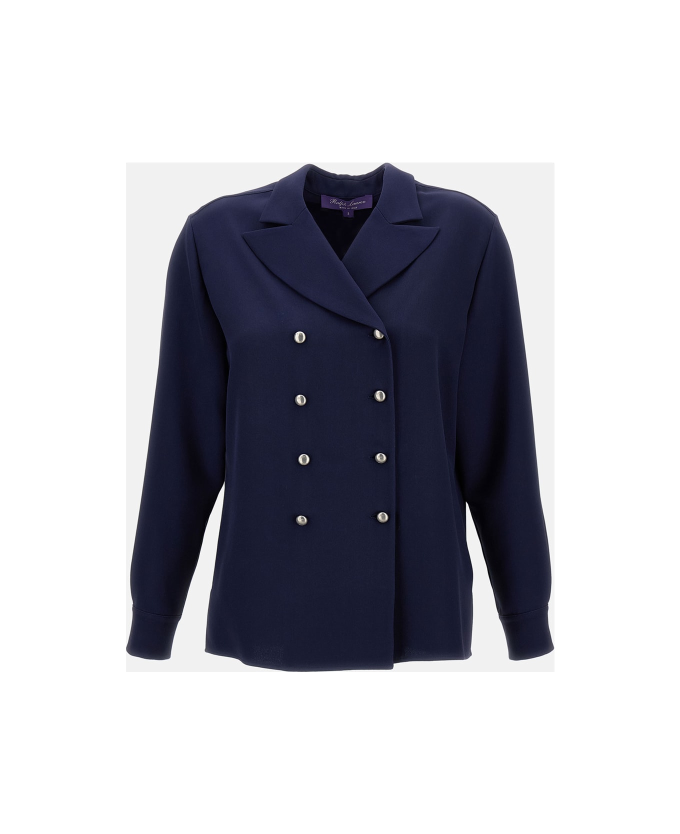 Ralph Lauren Long Sleeve-button Front Shirt - Blue