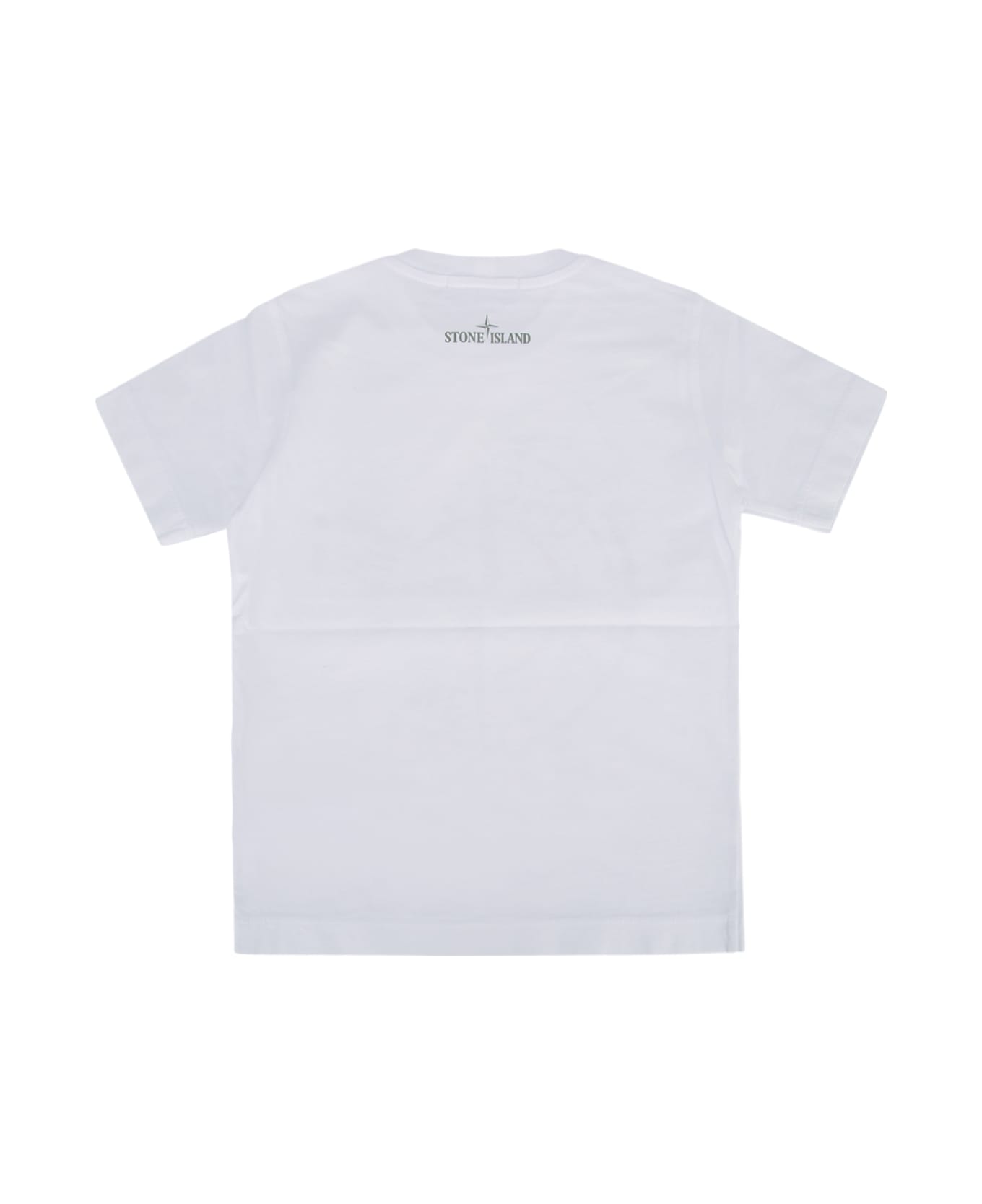 Stone Island Junior Ss T-shirt - WHITE