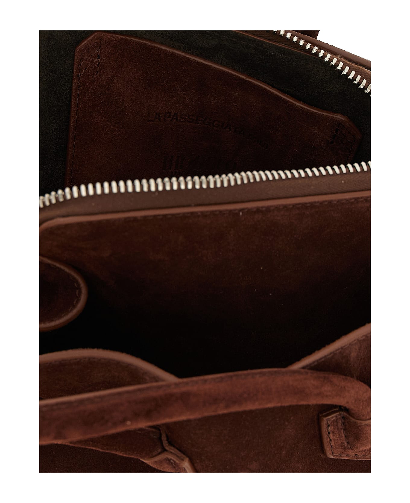 The Attico 
la Passeggiata Mini
 Handbag - Brown