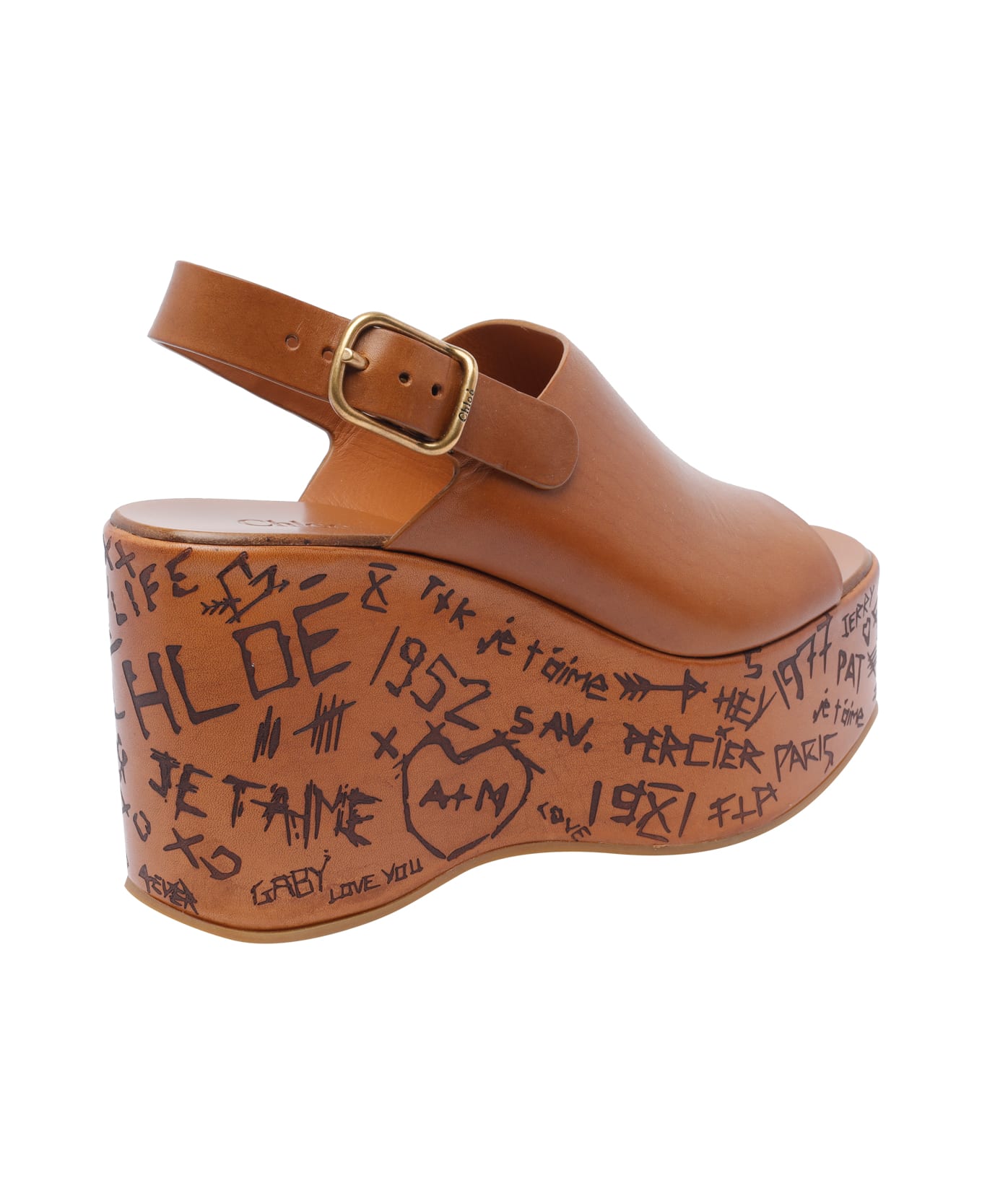Chloé Maxime Wedges - Brown