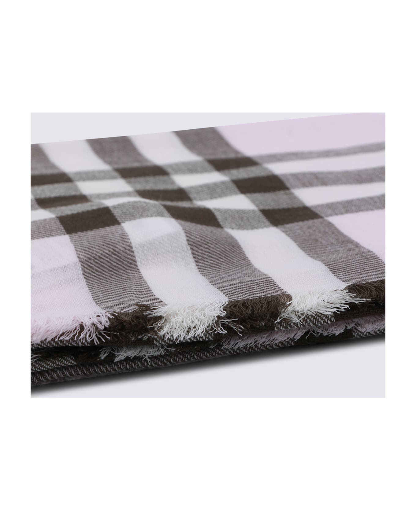 Burberry Light Pink Wool Scarf - BOW PINK