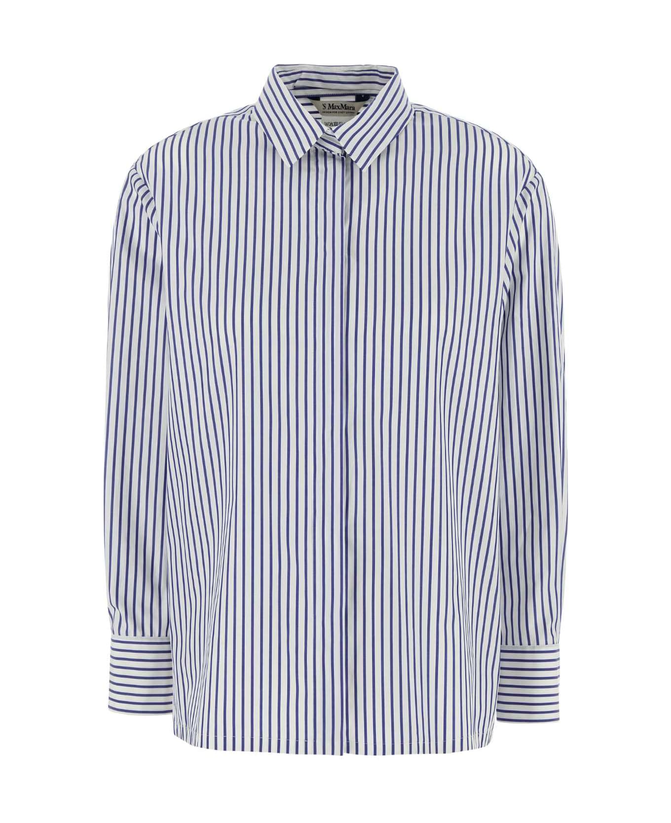 
S Max Mara Printed Poplin Tata Shirt 
S Max Mara