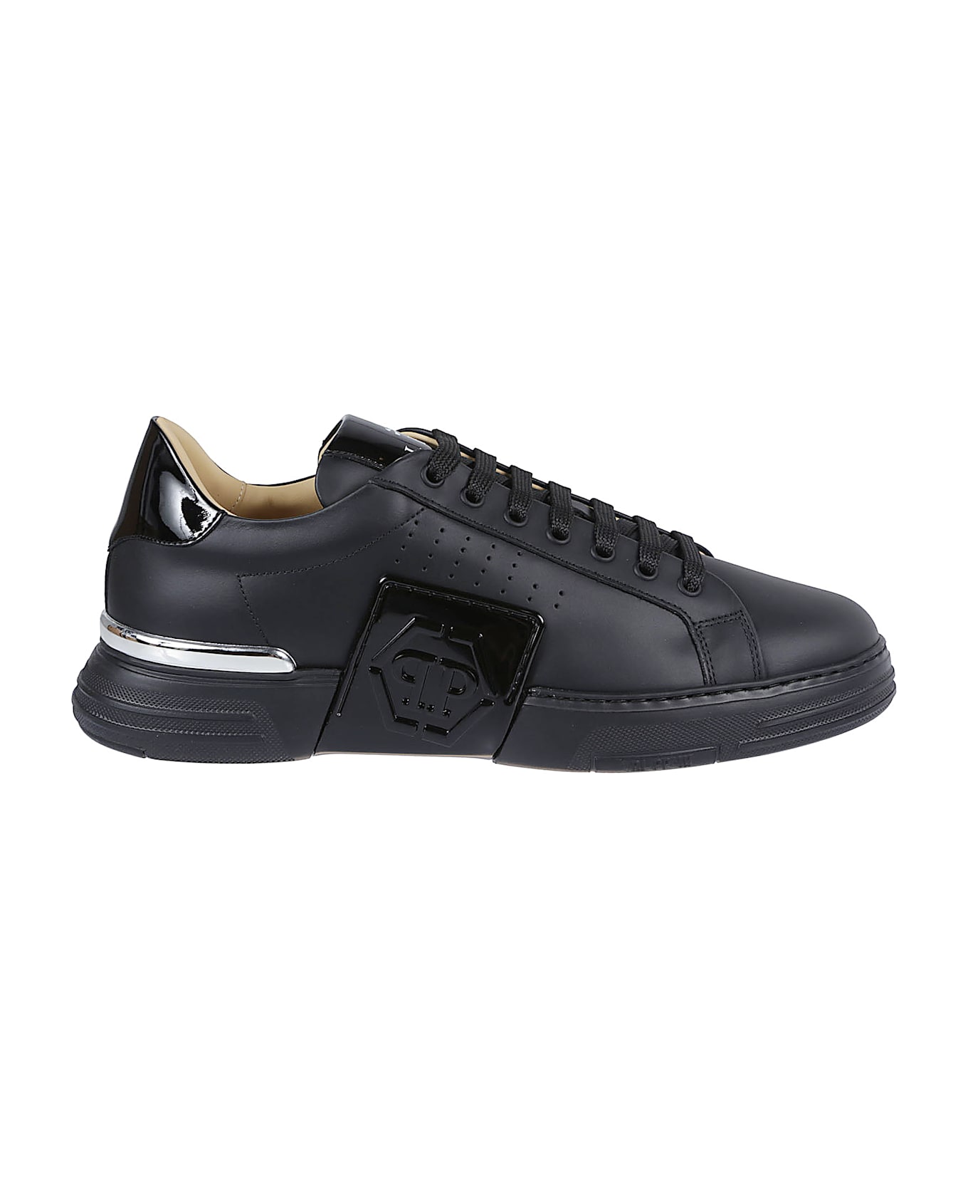 Philipp Plein Phantom Kicks Low Top Sneakers - Black/black スニーカー