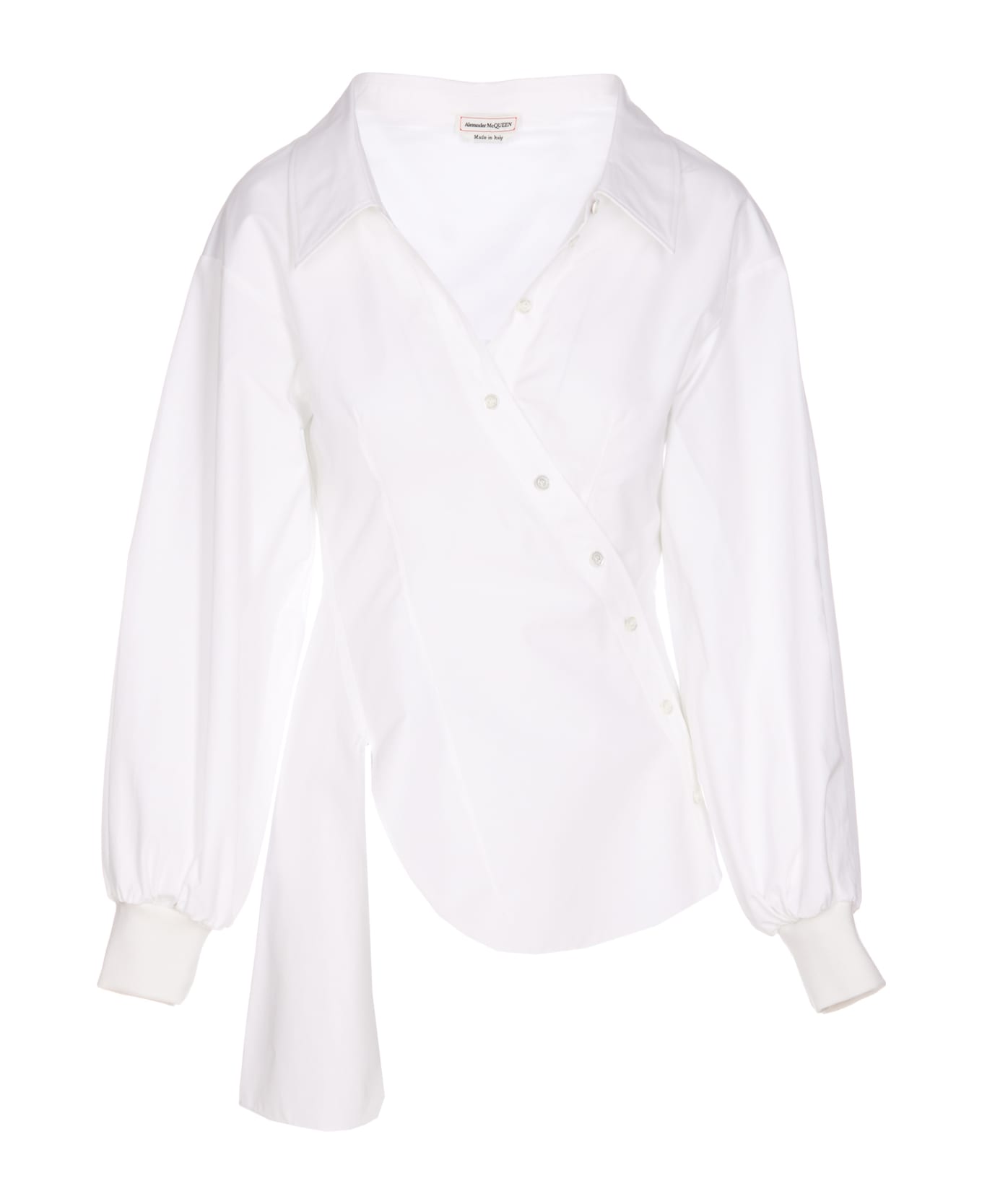 Alexander McQueen Asymmetrical Shirt - Bianco