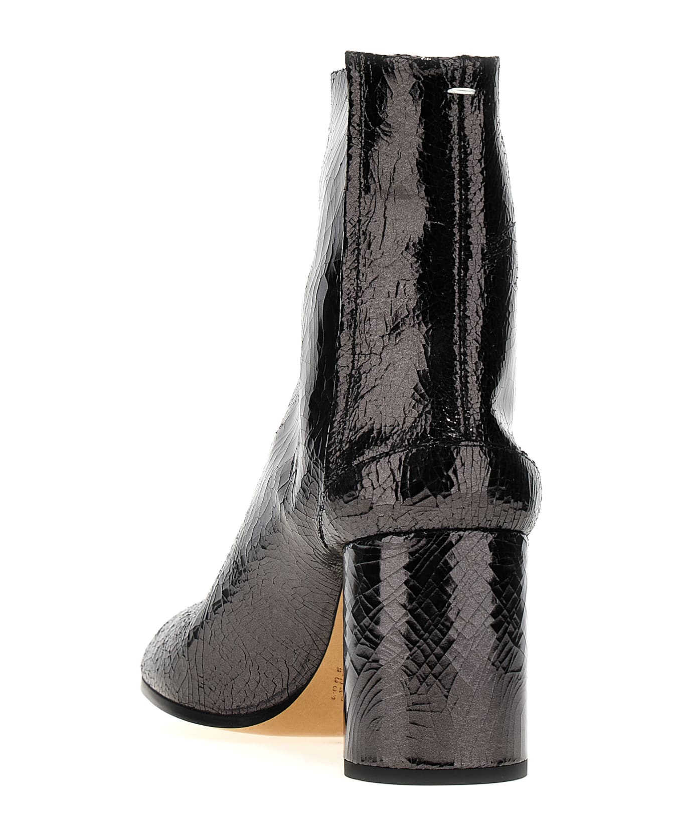 Maison Margiela Tabi Broken Mirror Ankle Boots - Black