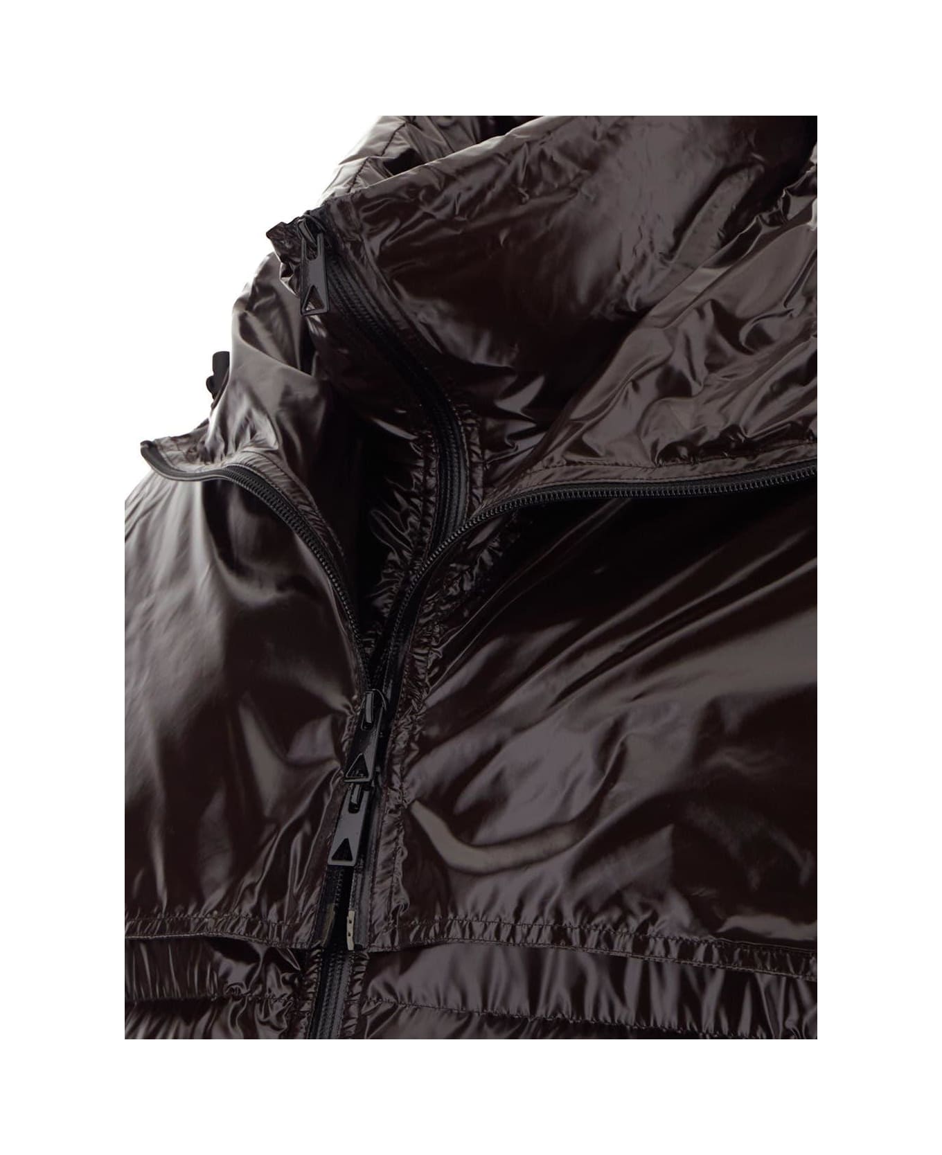 Bottega Veneta Down Jacket - BROWN