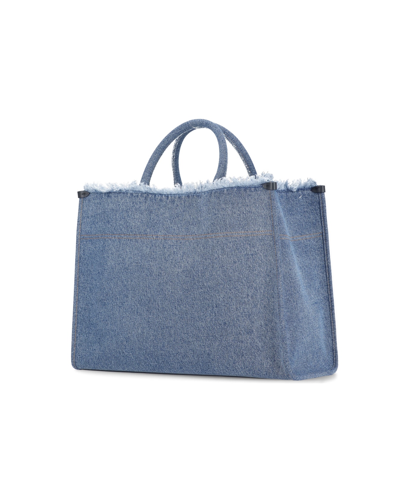 Lanvin Cotton Shopping Bag - Blue