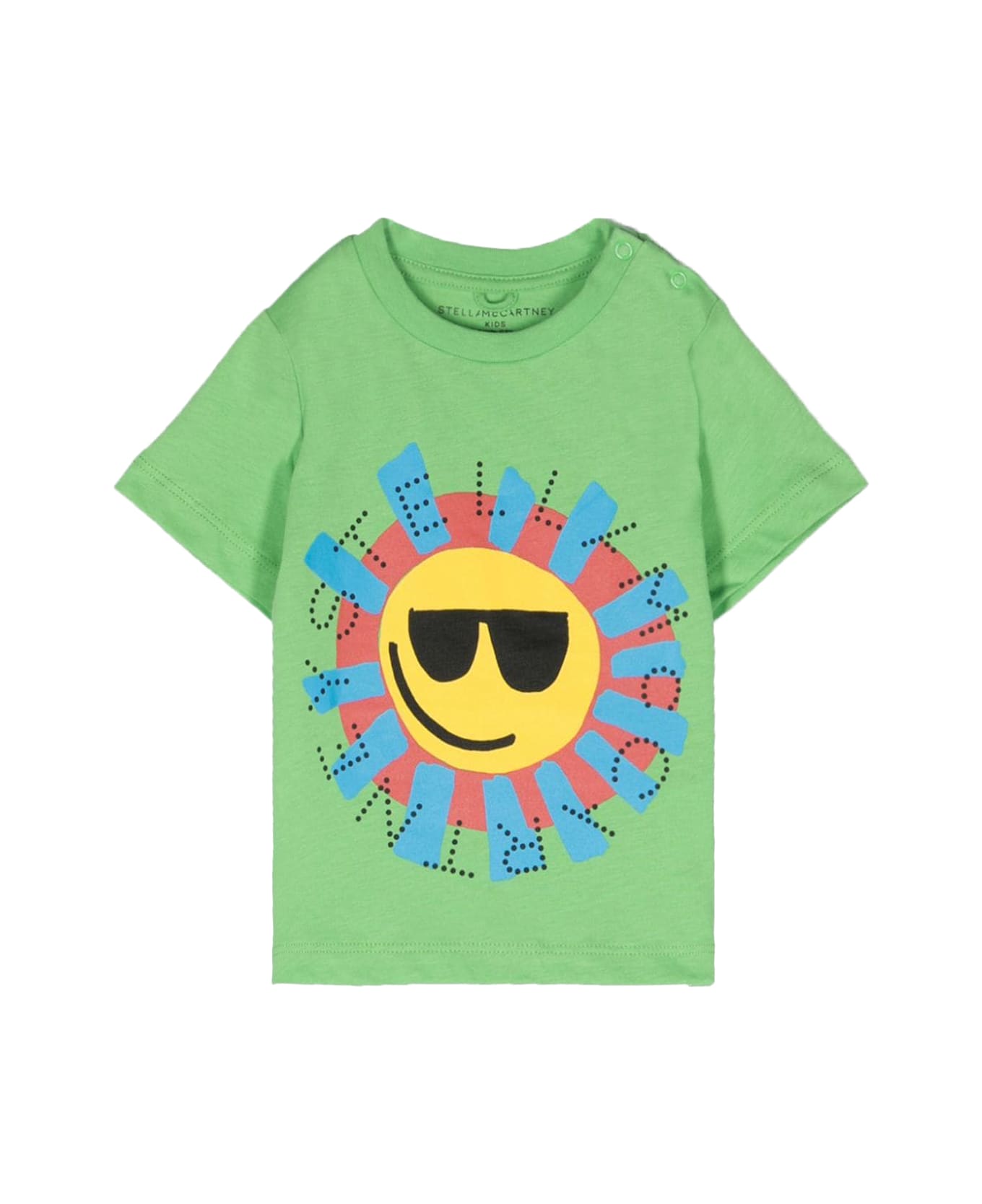 Stella McCartney Kids Cotton T-shirt - Green