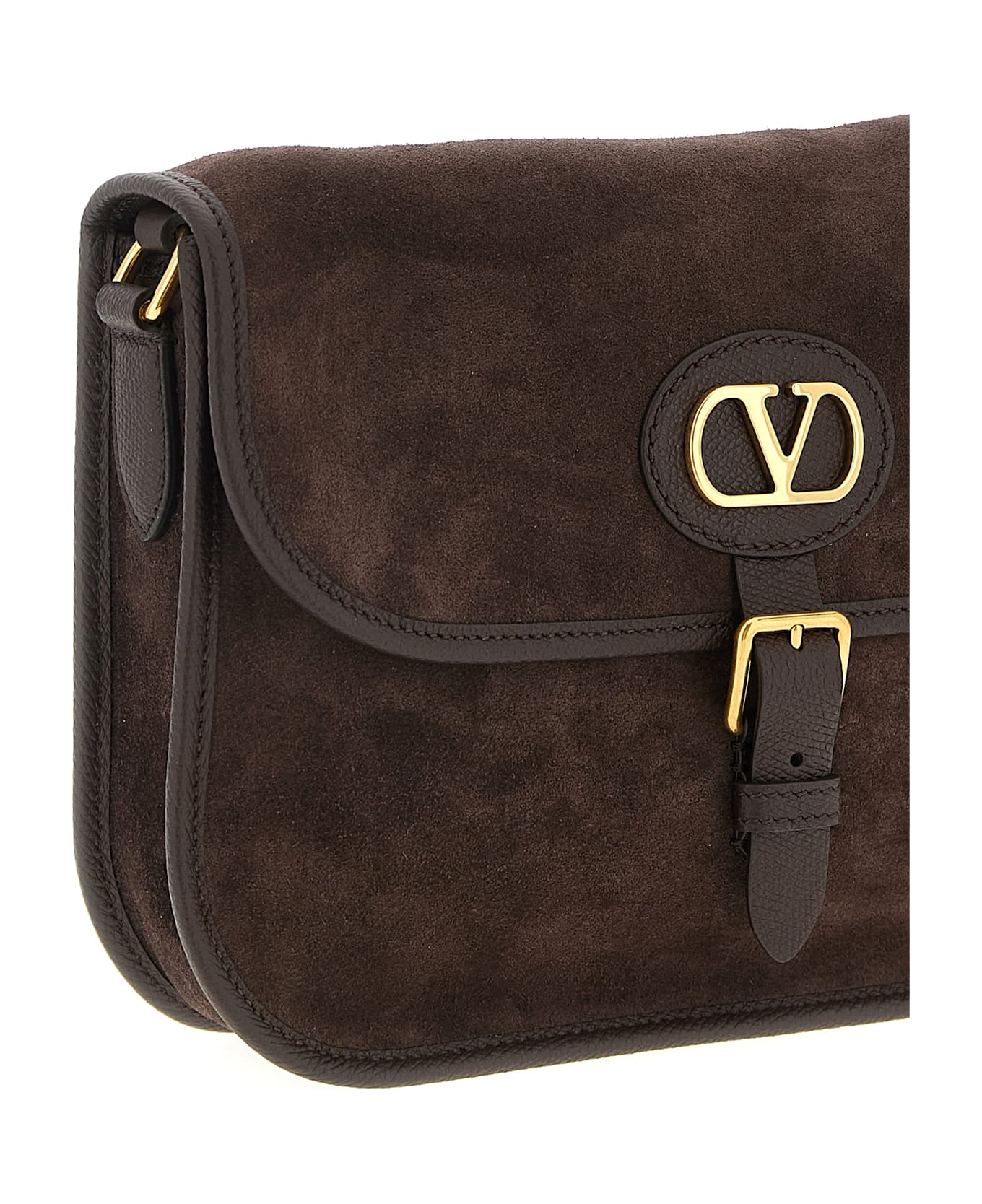 Valentino Garavani 'antibes' Shoulder Bag - Brown