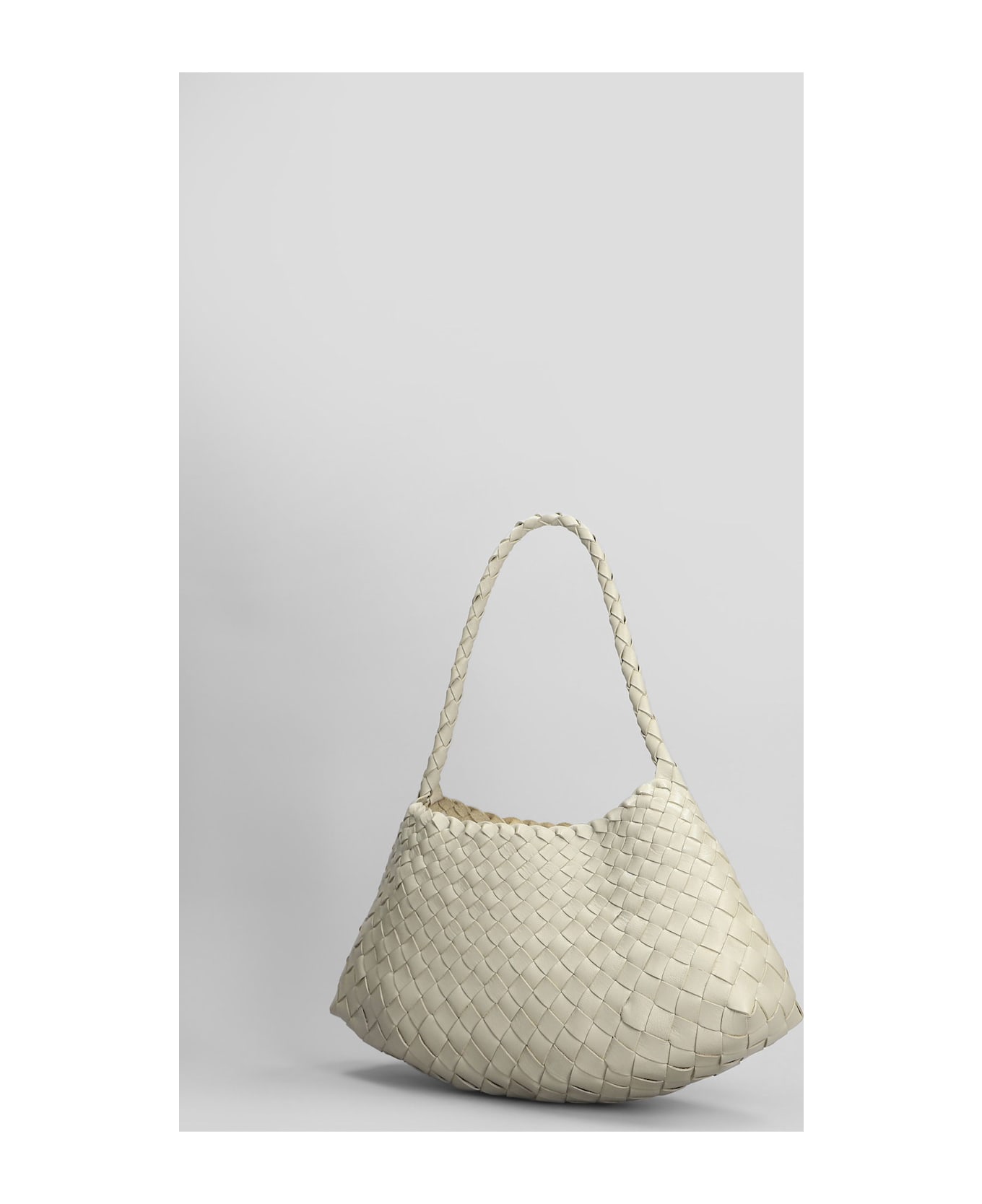 Dragon Diffusion Rosanna Mini Hand Bag In Beige Leather - beige