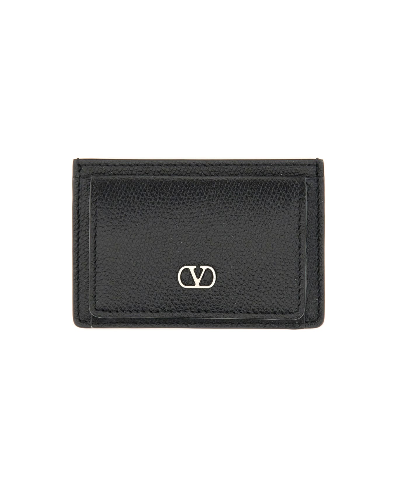 Valentino Garavani "vlogo Signature" Card Holder - BLACK