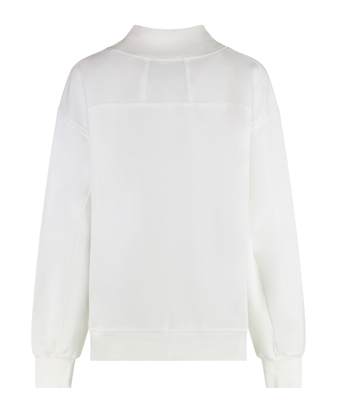 Rhude Logo Detail Cotton Sweatshirt - White