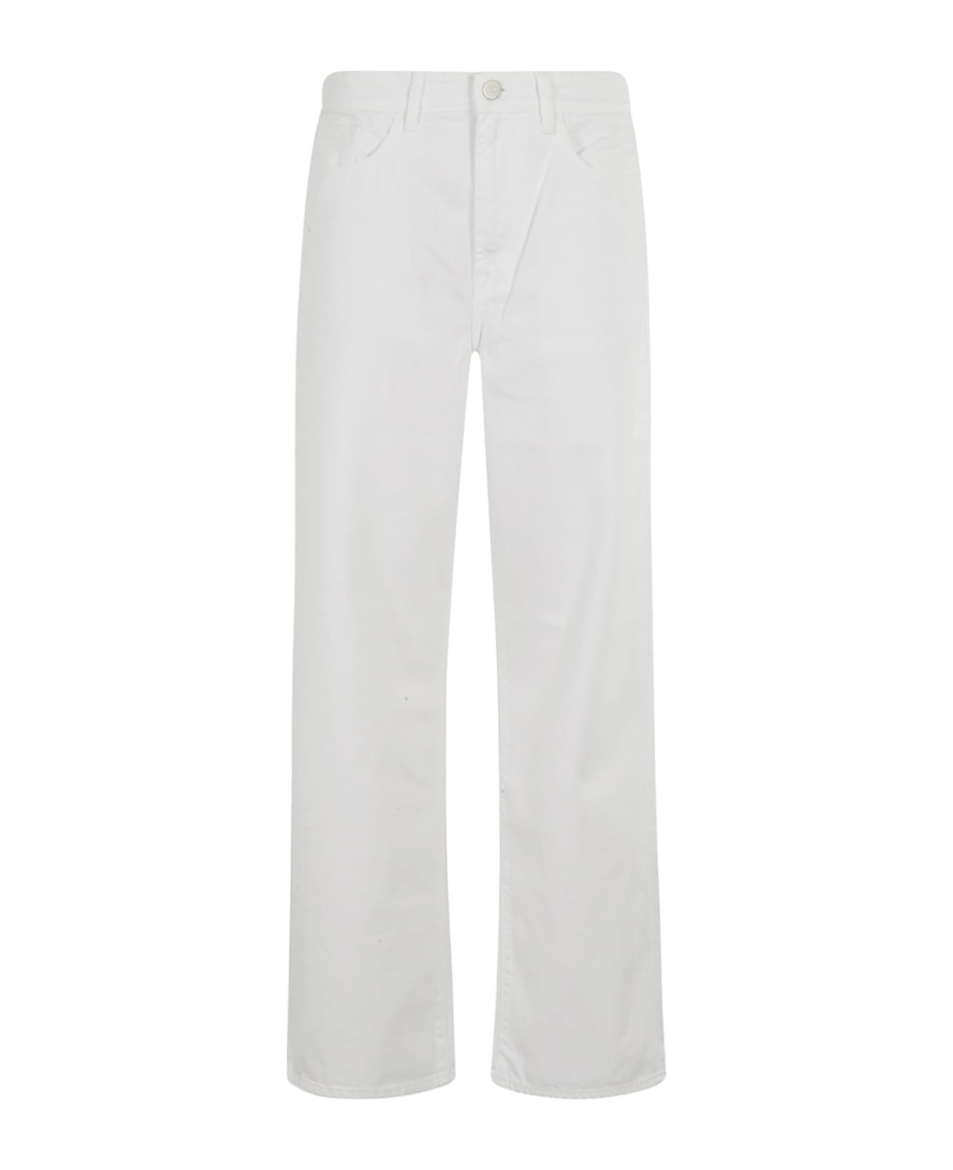 Róhe Low Waist Wide Leg Denim - Optic White