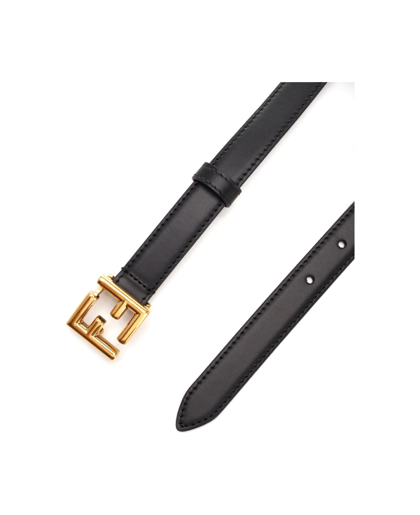 Fendi Ff Buckle Belt - Black