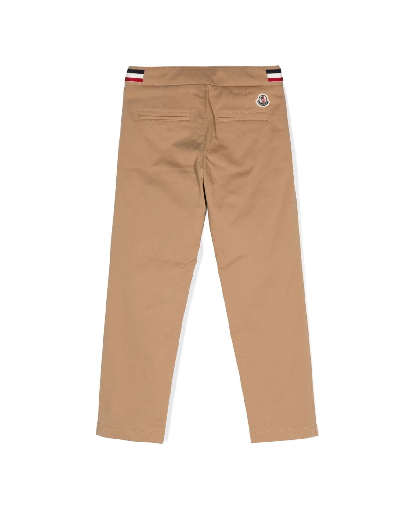 Moncler Beige Trousers Boy - Stone