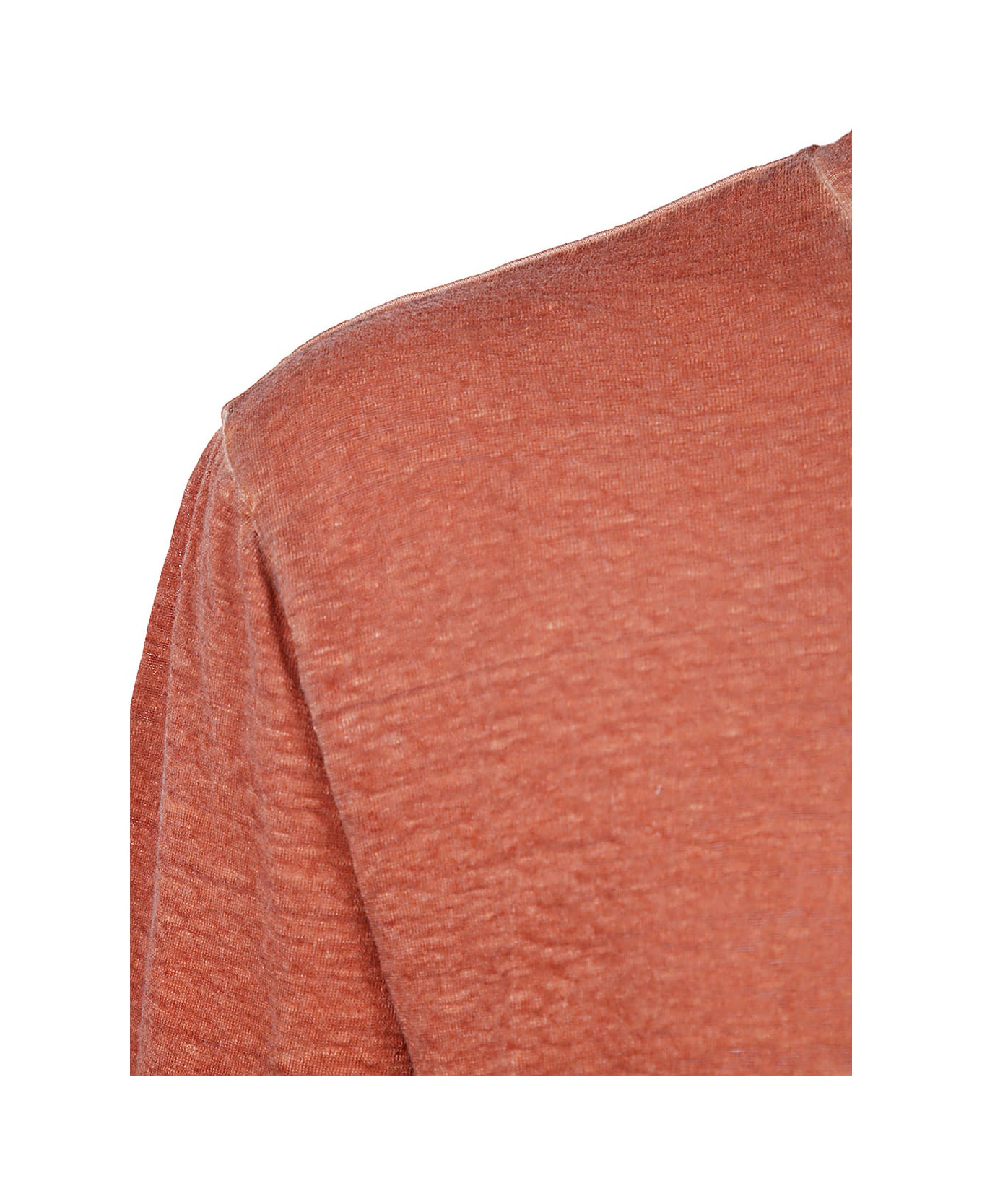 MD75 Linen T-shirt - Basic Orange シャツ