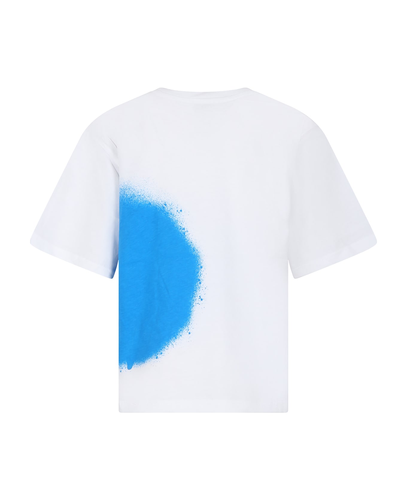 Little Marc Jacobs White T-shirt For Kids With Logo And Print - White