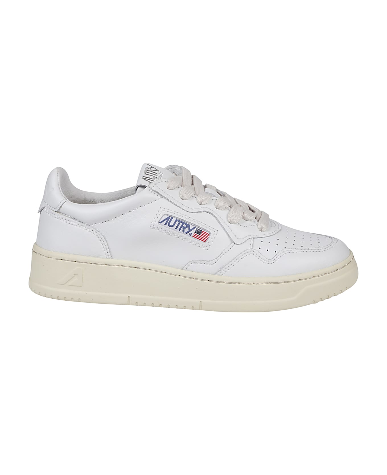 Autry Medalist Low Sneakers - White/white