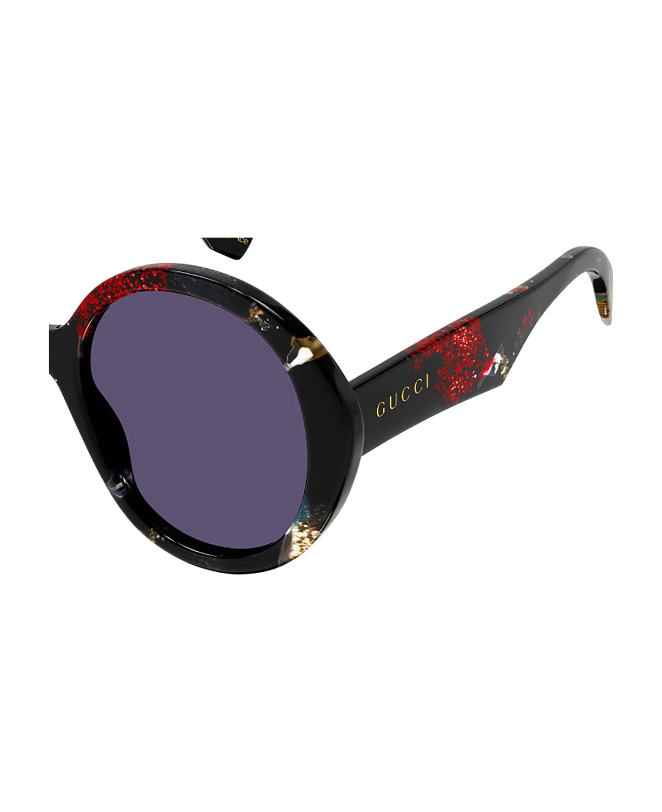Gucci Eyewear GG1628S Sunglasses - Black Black Violet サングラス