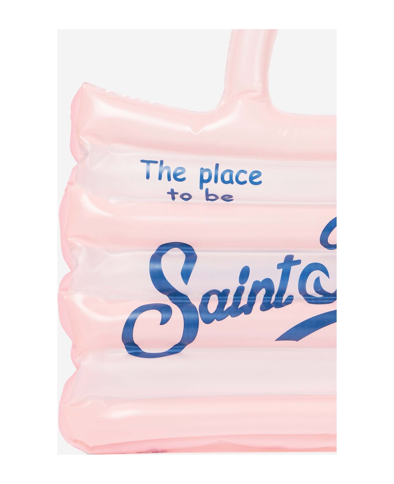 MC2 Saint Barth Vanity White And Pink Inflatable Shoulder Bag - PINK