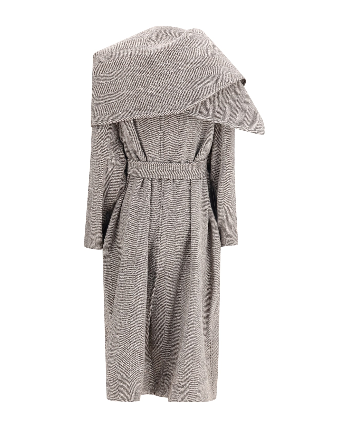 Ferragamo Oversized Asymmetric Coat