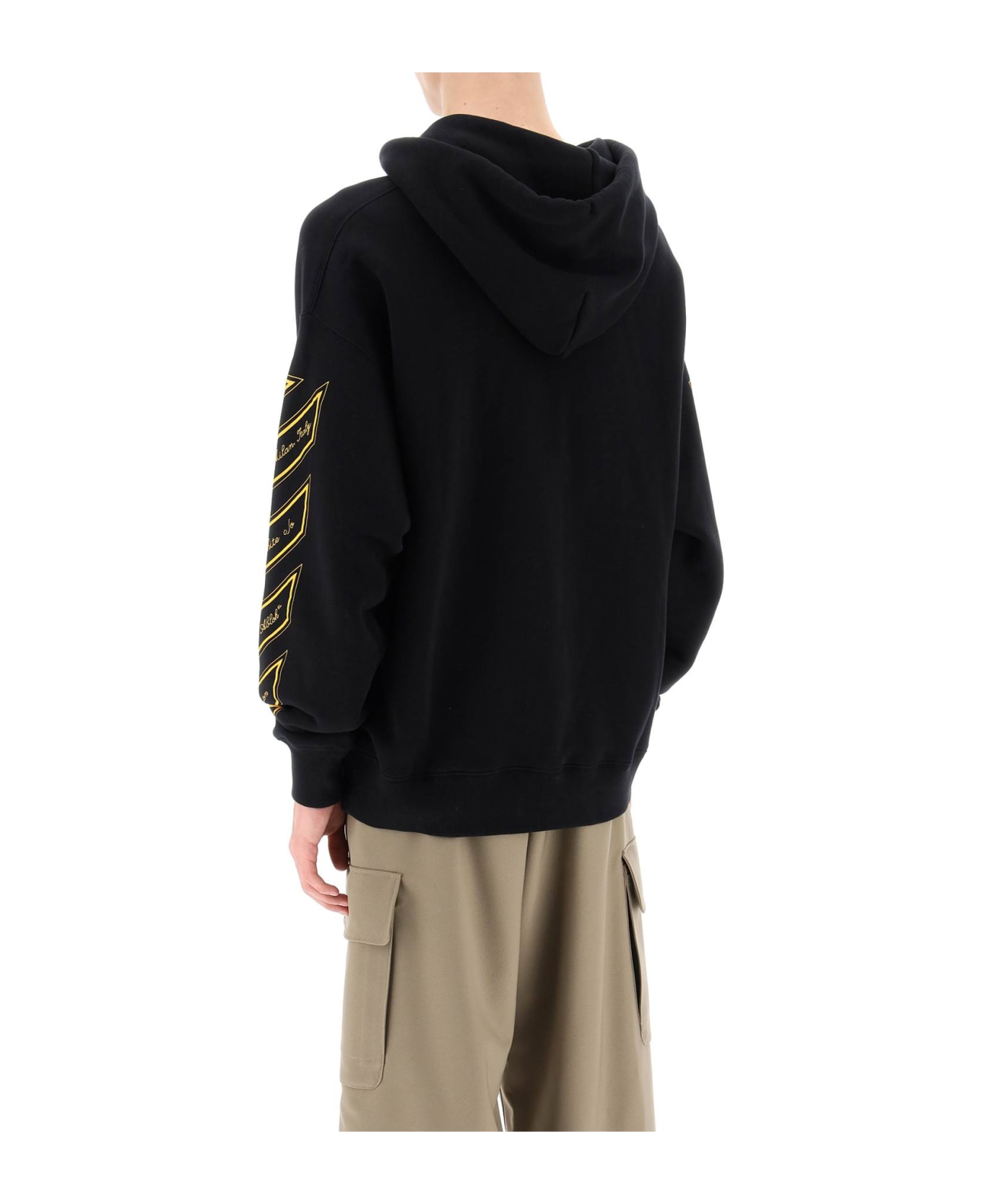 Off-White Hoodie - Black Gold Fusion フリース