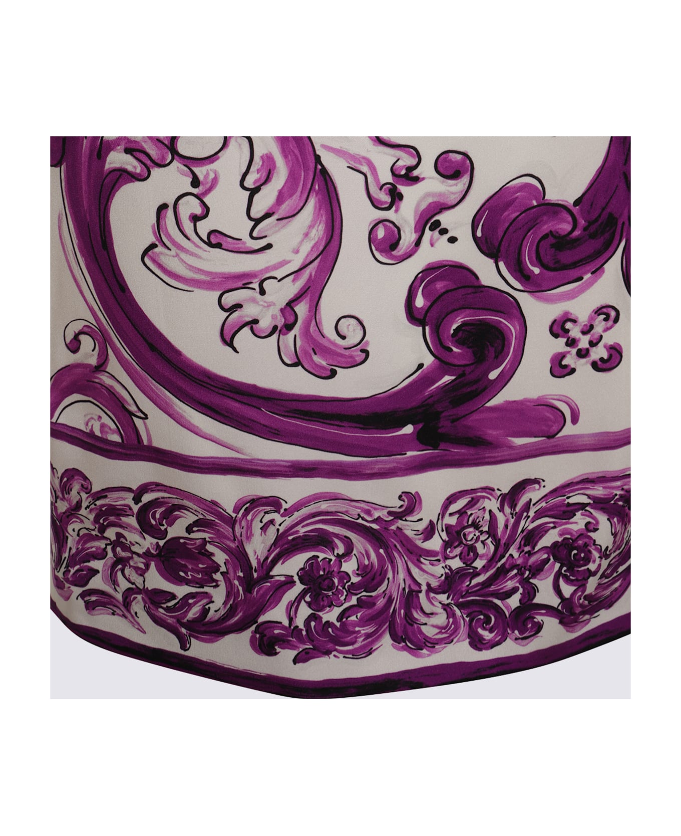 Dolce 
Gabbana Violet Midi Dress - MIX MAIOLICA