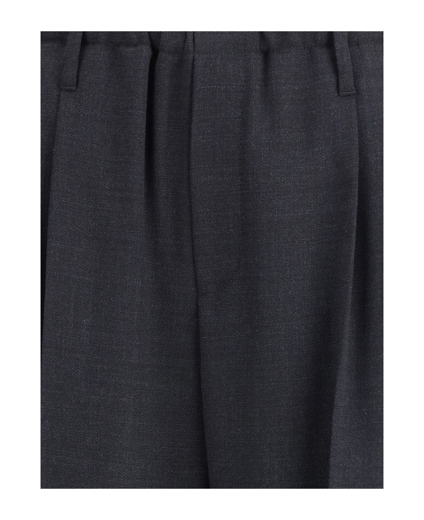 Brunello Cucinelli Sartorial Track Trousers In Virgin Wool Crêpe Fluid Twill