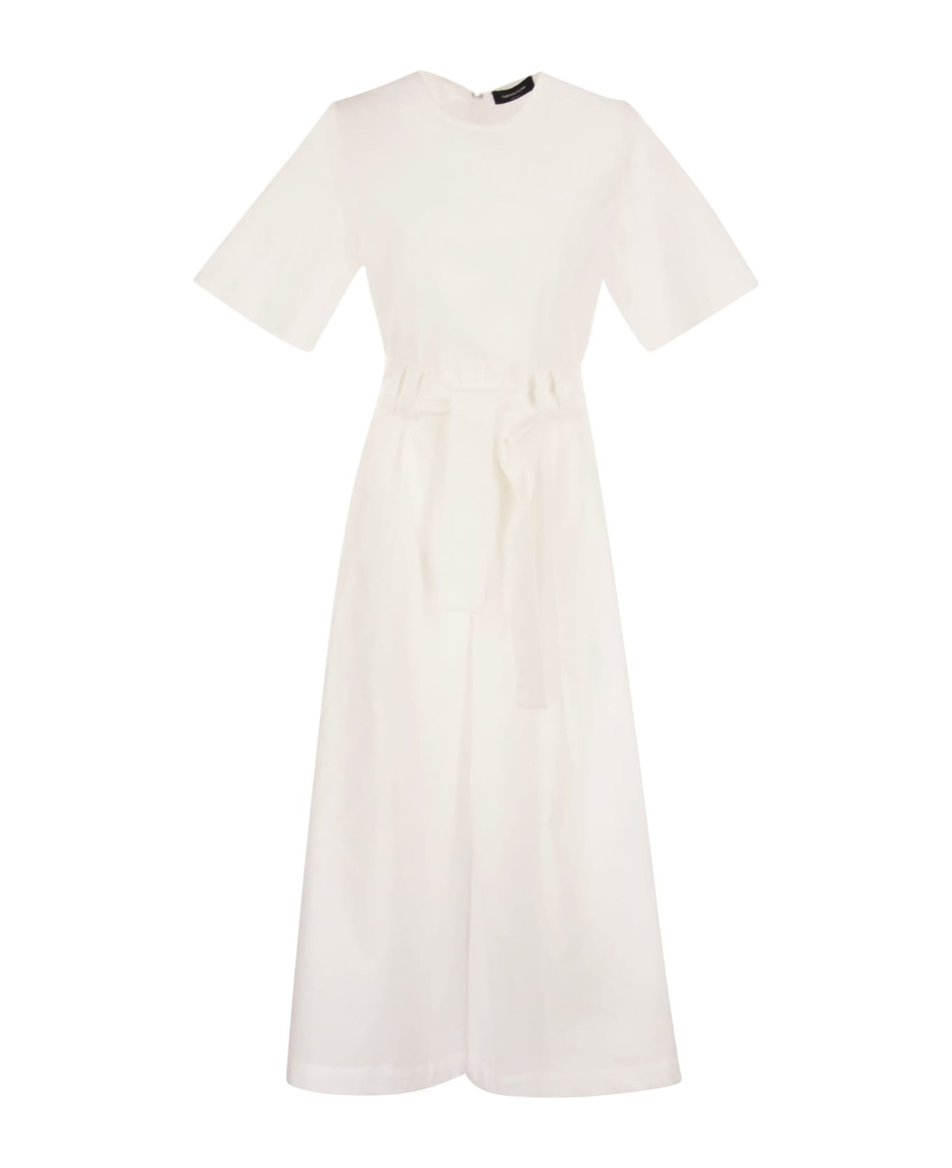 Fabiana Filippi Silk Crepe Suit - White