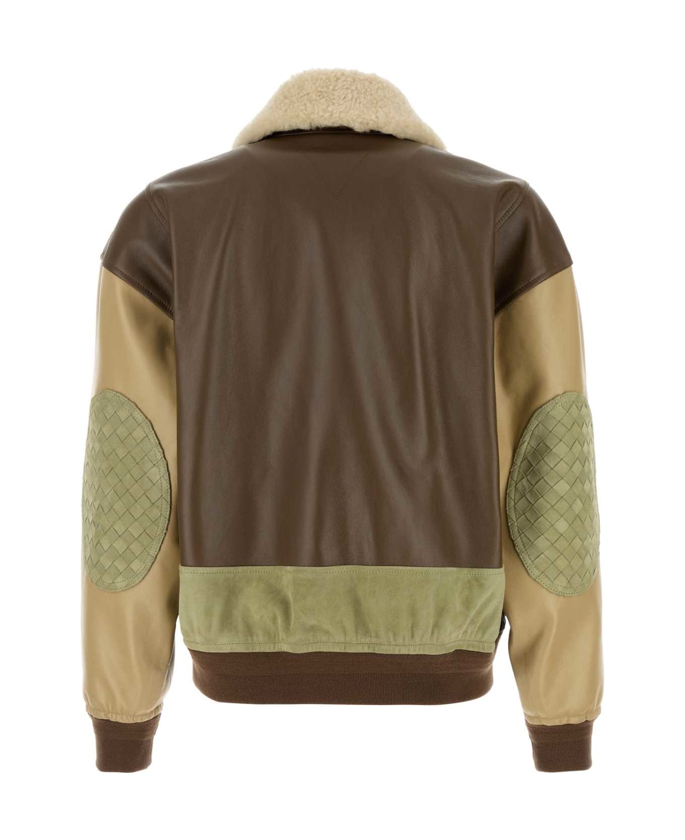Bottega Veneta Mw Soft Nappa Blouson - Beige
