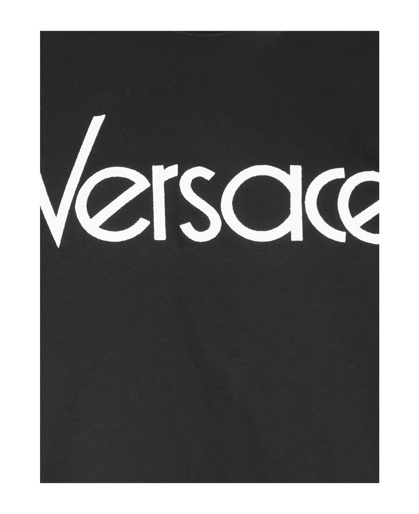 Versace Logo T-shirt - Black シャツ