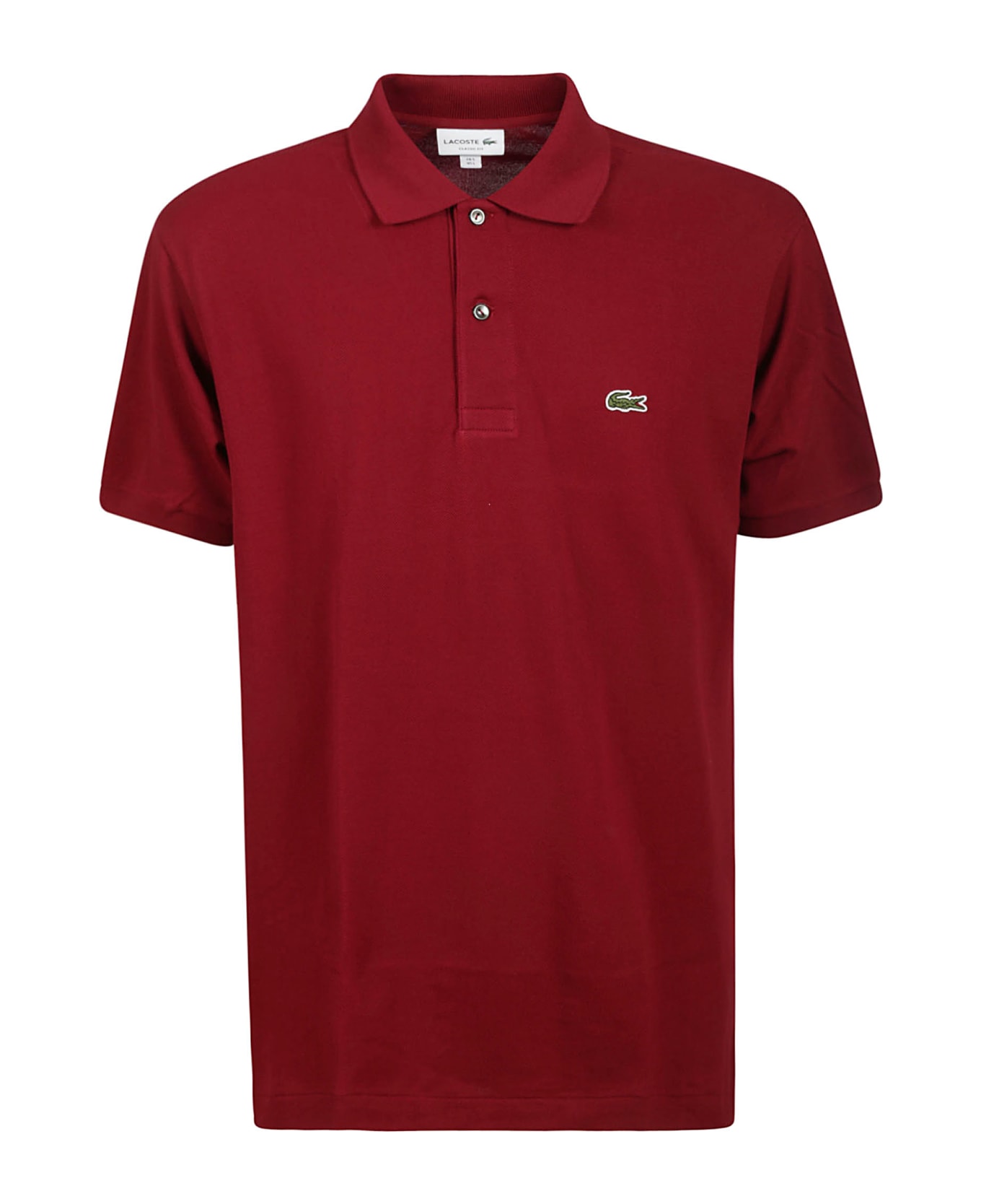Lacoste Polo Ss - Bordeaux