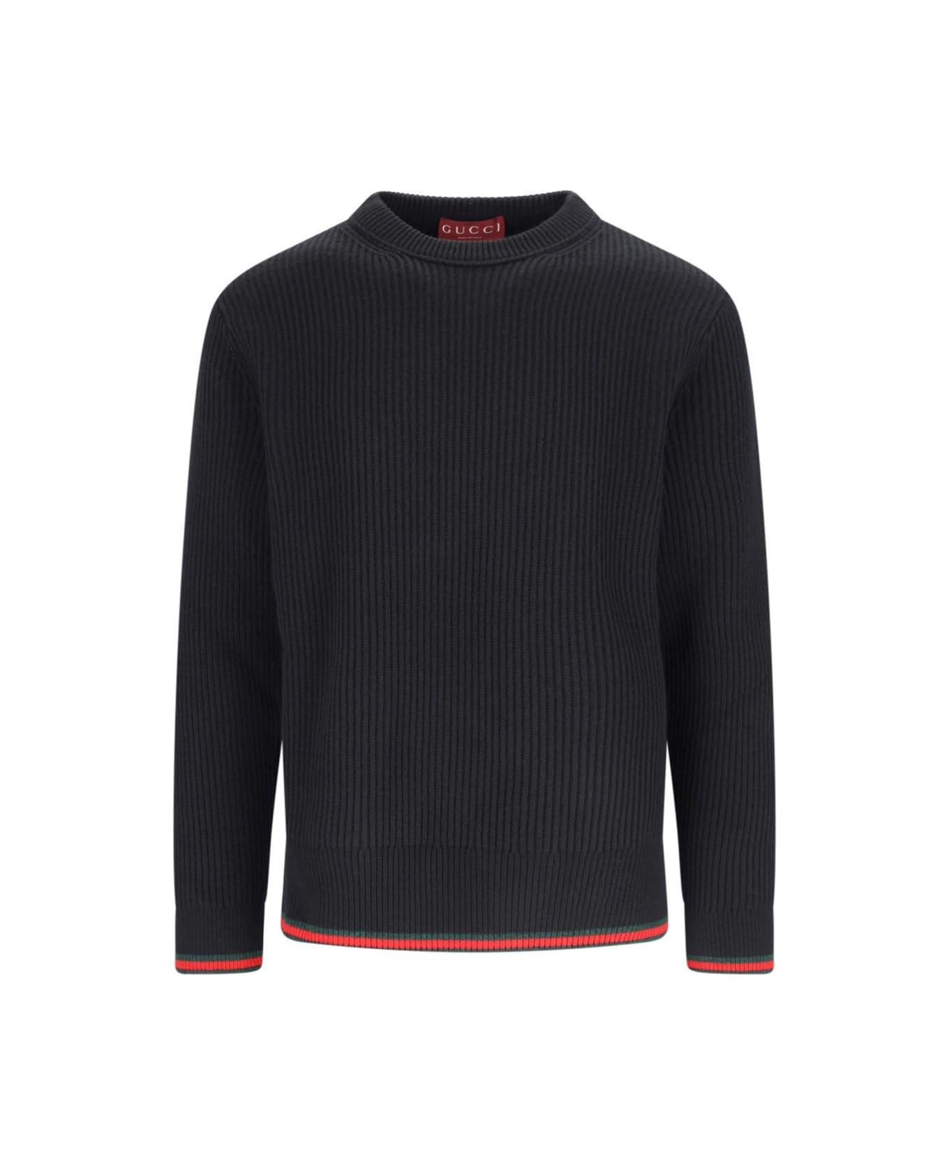 Gucci Basic Sweater - BLACKGREENRED