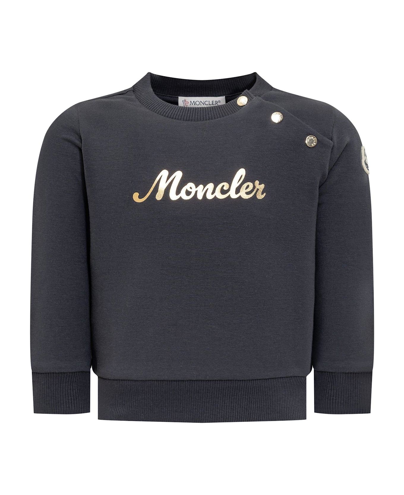 Moncler Logo Printed Sweatshirt - Blue