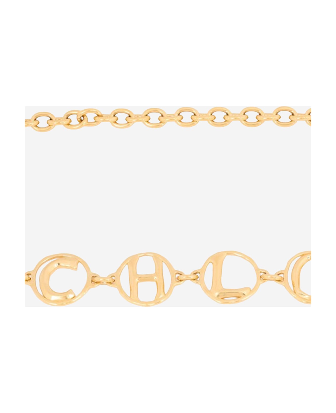 Chloé Script Jeweled Belt - COLOR oro