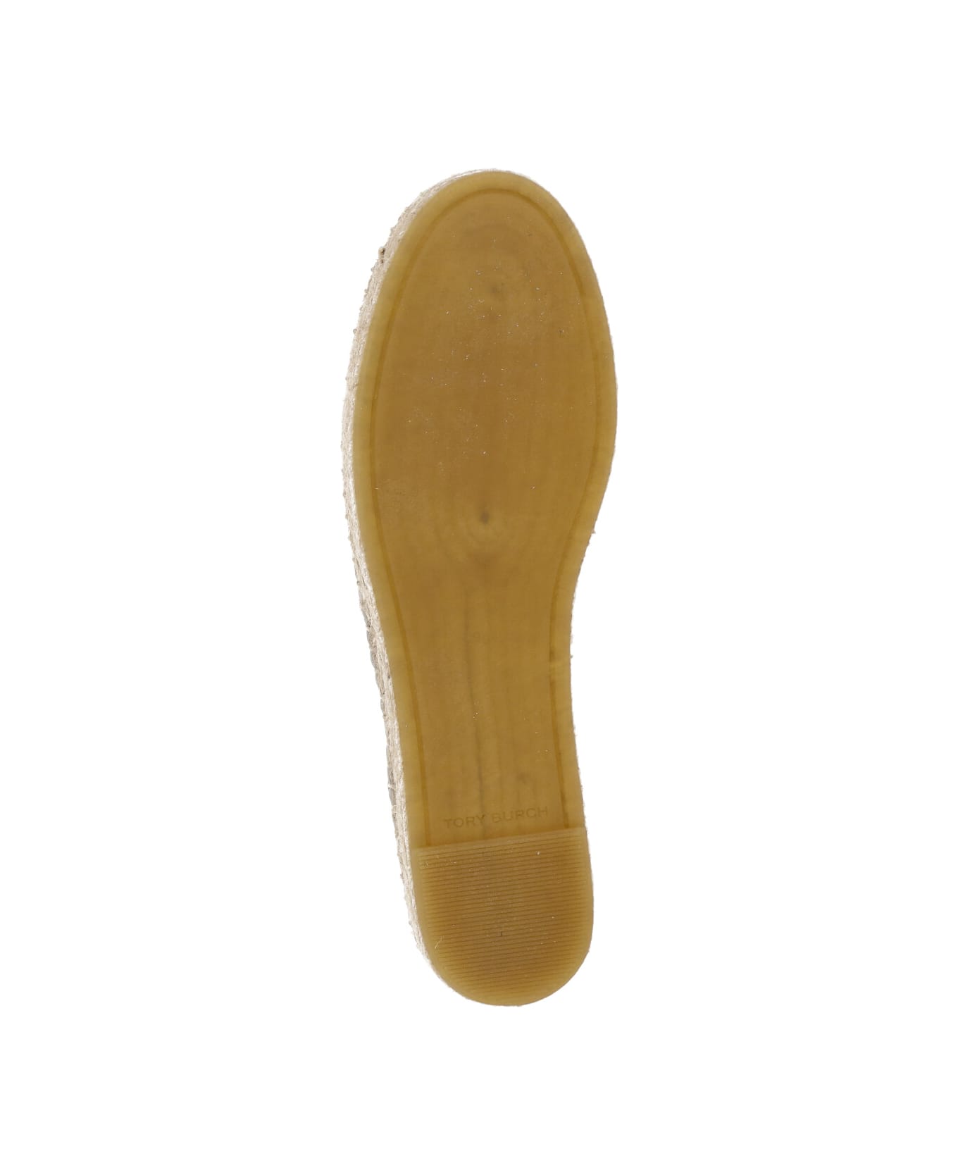 Tory Burch Espadrillas With Logo - Ivory