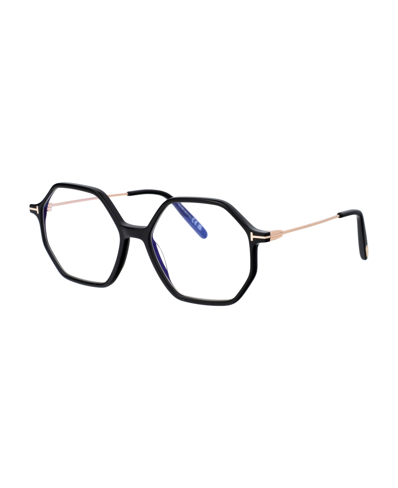 Tom Ford Eyewear Ft5952-b Glasses - 001 Nero Lucido