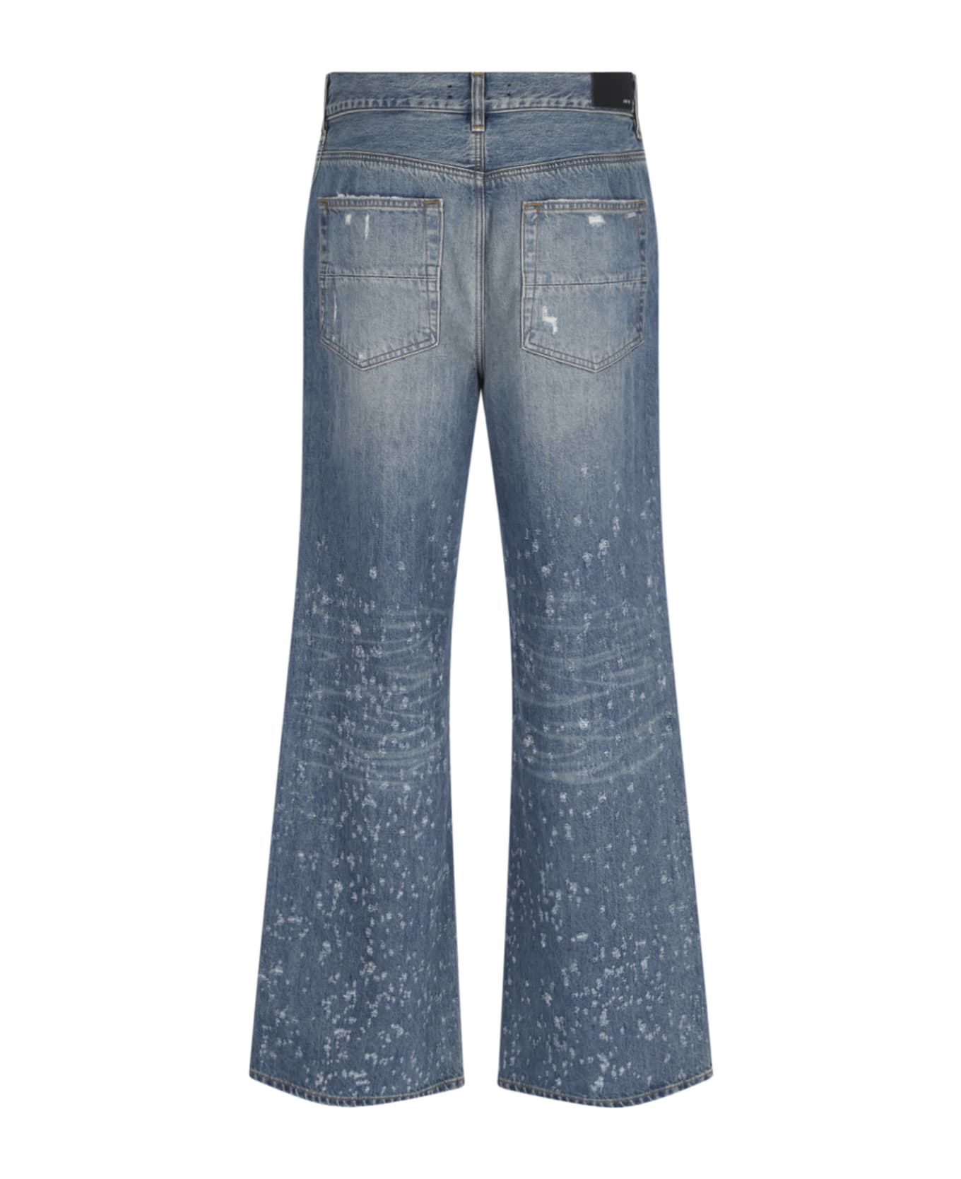 AMIRI Destroyed Detail Jeans - CRAFTED INDIGO