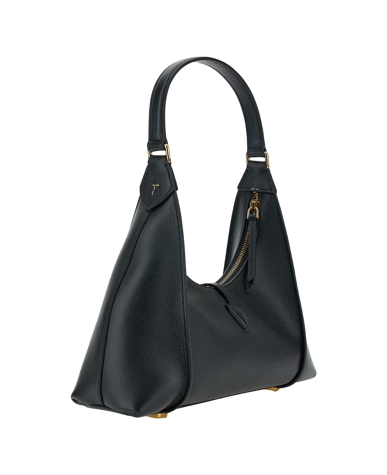 Tod's Black Shoulder Bag With T Timeless Charm In Leather Woman - Black トートバッグ