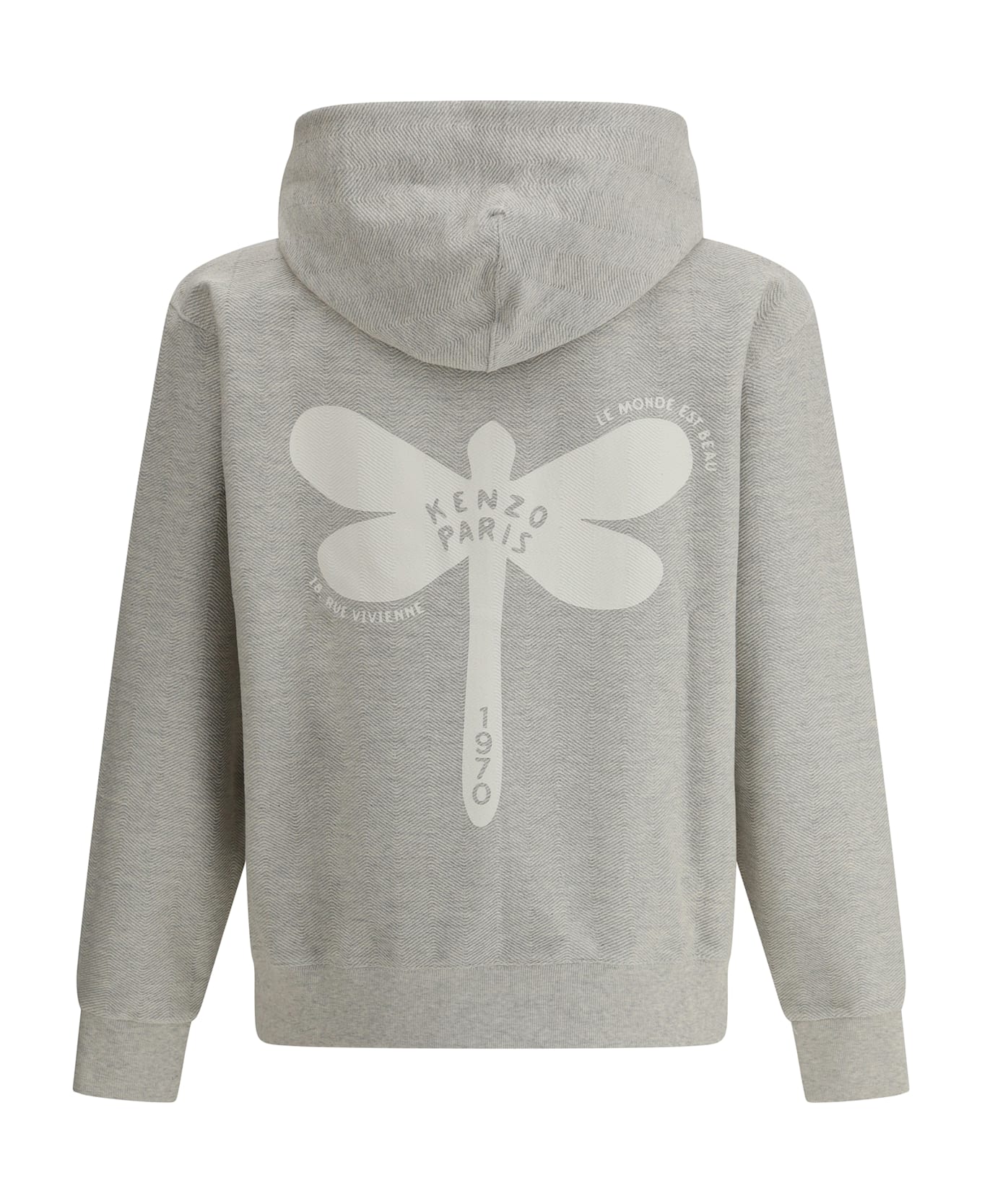 Kenzo Dragonfly Hoodie - Gris Clair