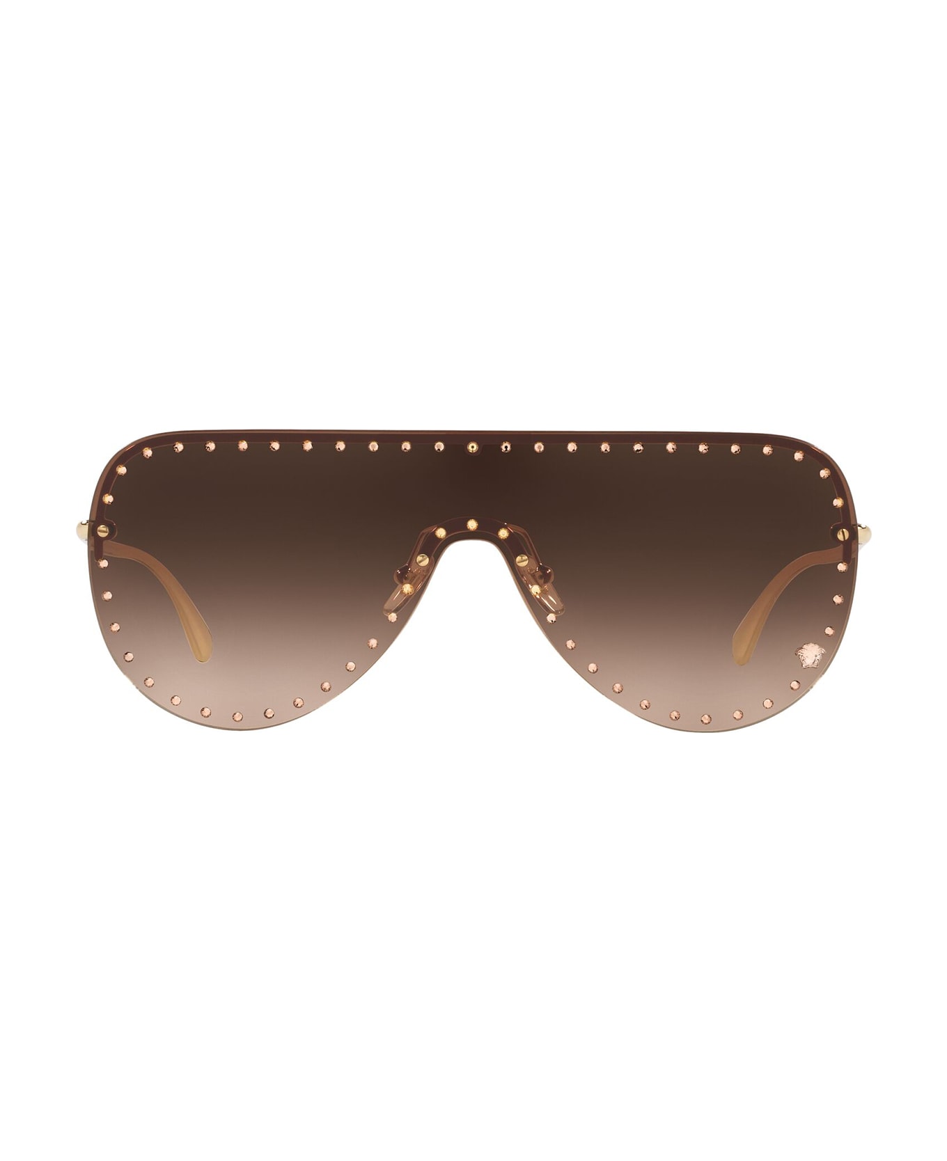 Versace Eyewear Ve2230b Pale Gold Sunglasses - Pale Gold