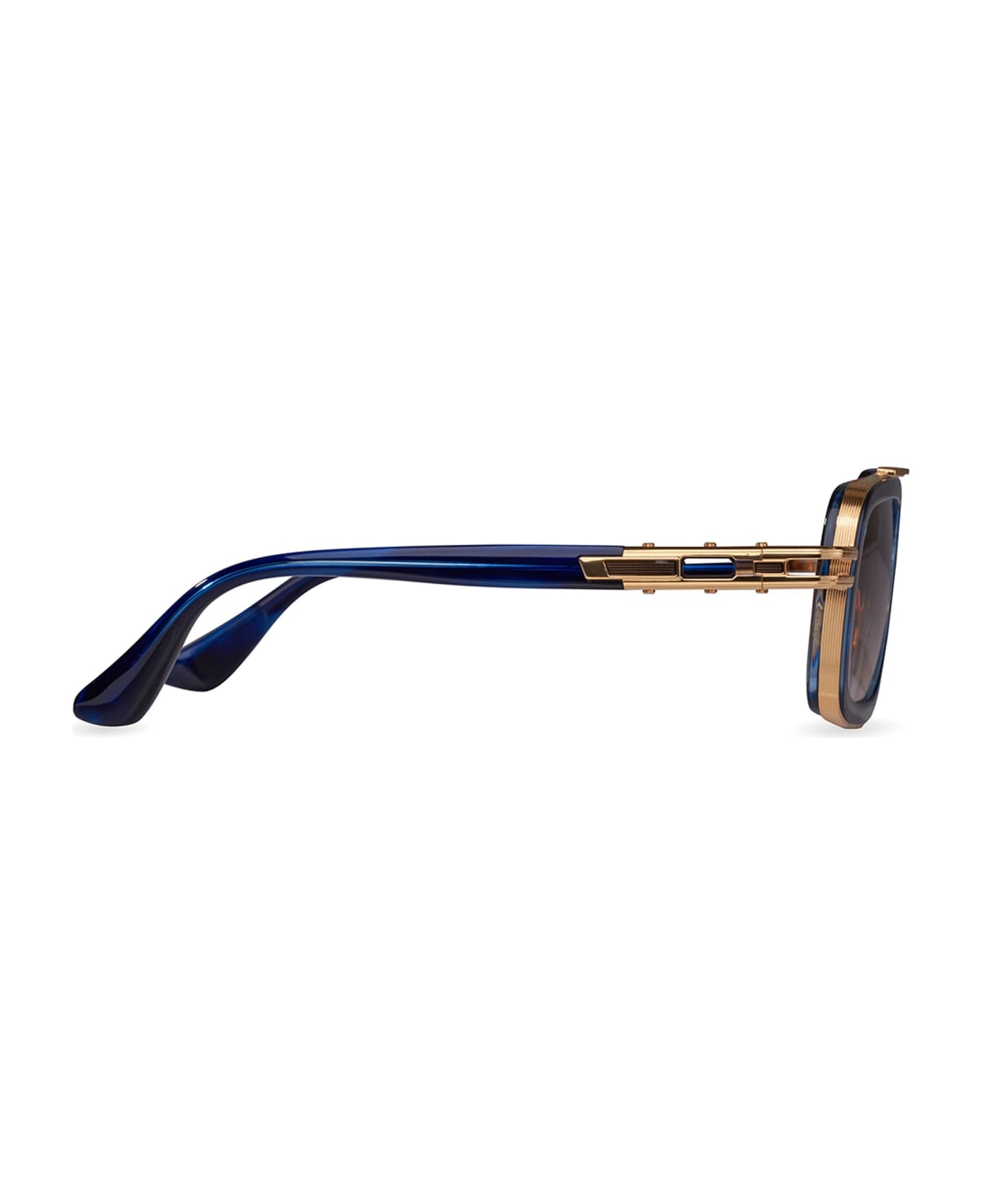 Dita Lxn-evo / Blue Swirl - Yellow Gold Sunglasses - blue/gold