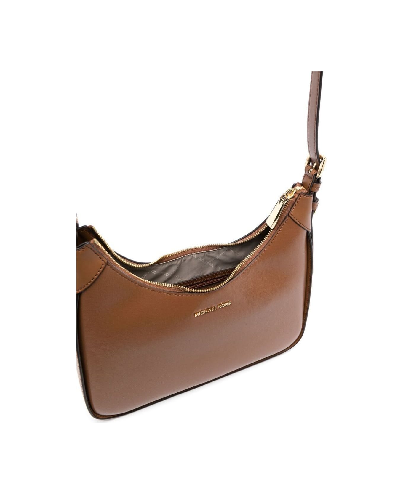 MICHAEL Michael Kors Brown Wilma Shoulder Bag In Leather Woman - Brown