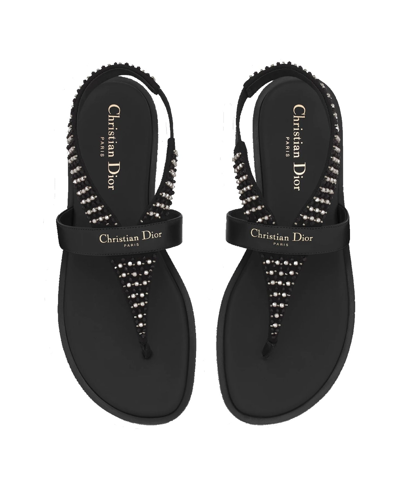 Dior Eclat Thong Sandal - Black