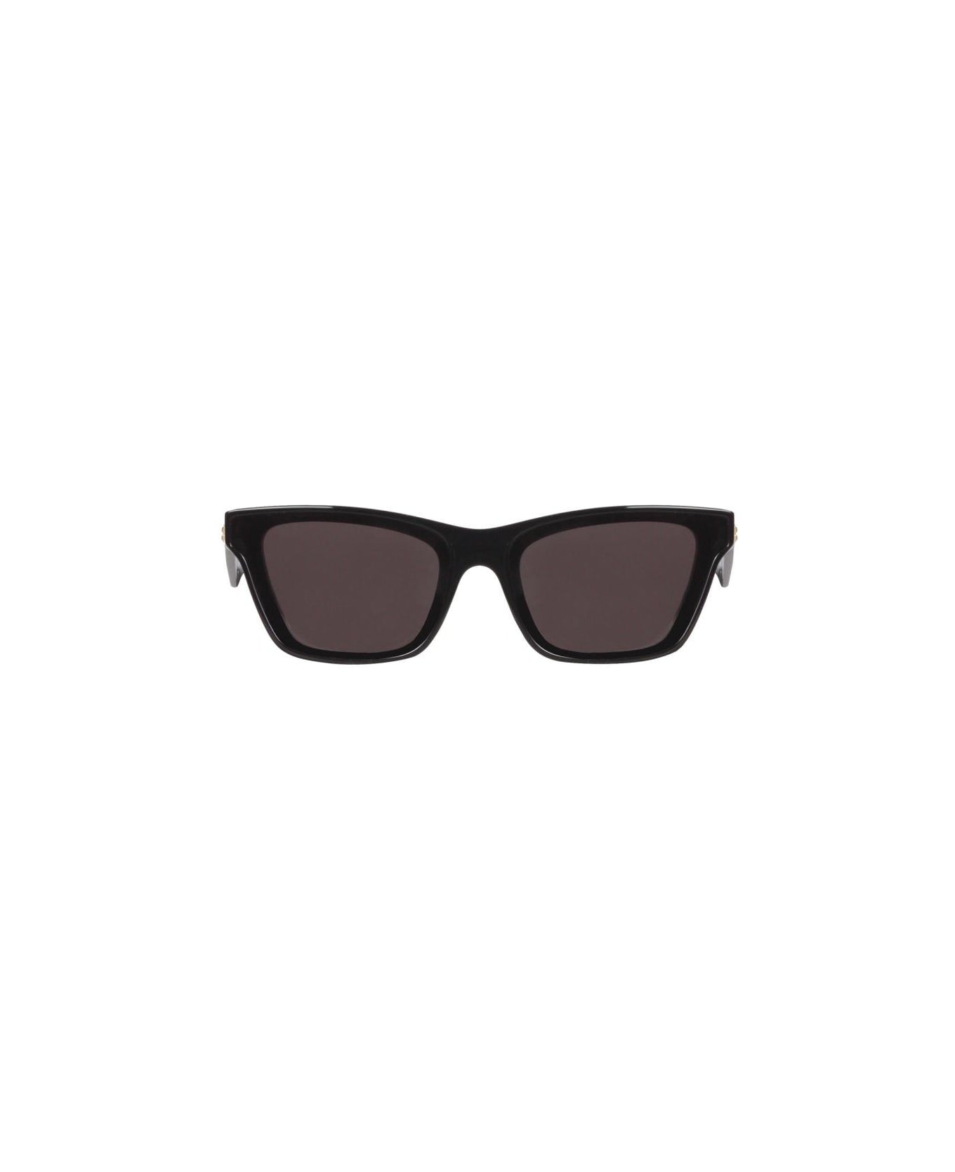 Bottega Veneta Eyewear Cat-eye Frame Sunglasses - BLACK