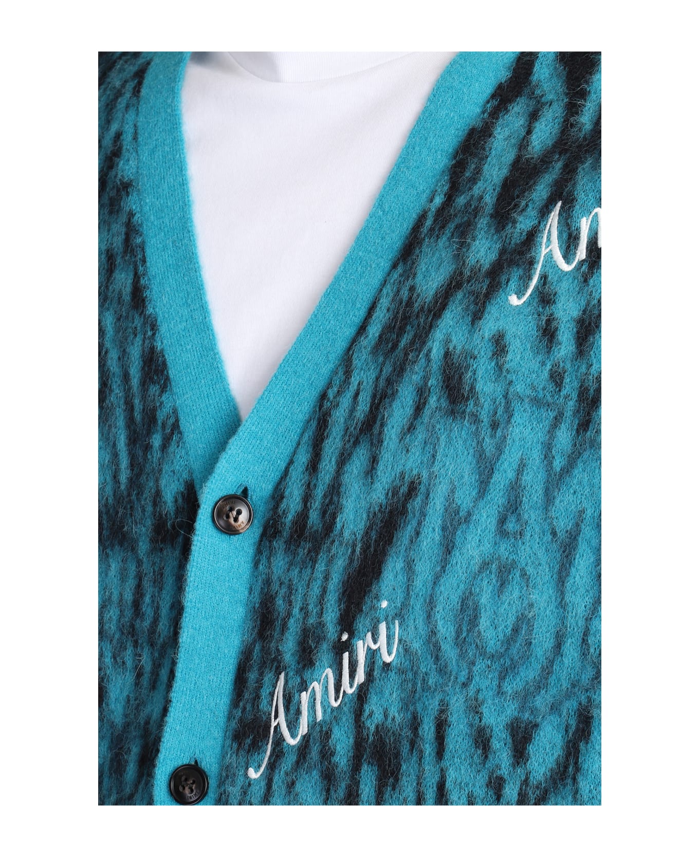 AMIRI V-neck Cardigan - Blue