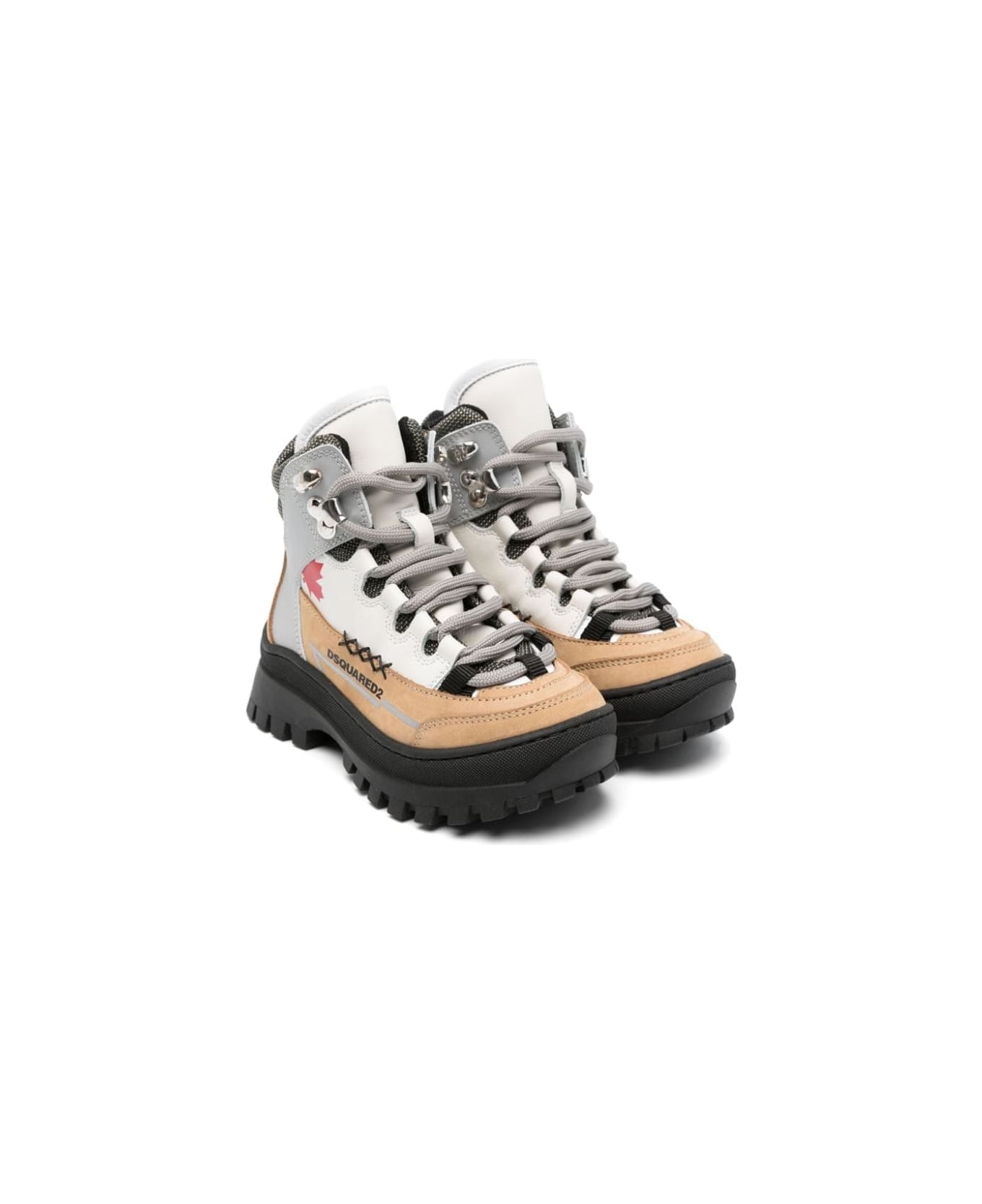 Dsquared2 Sneakers Con Logo - Beige