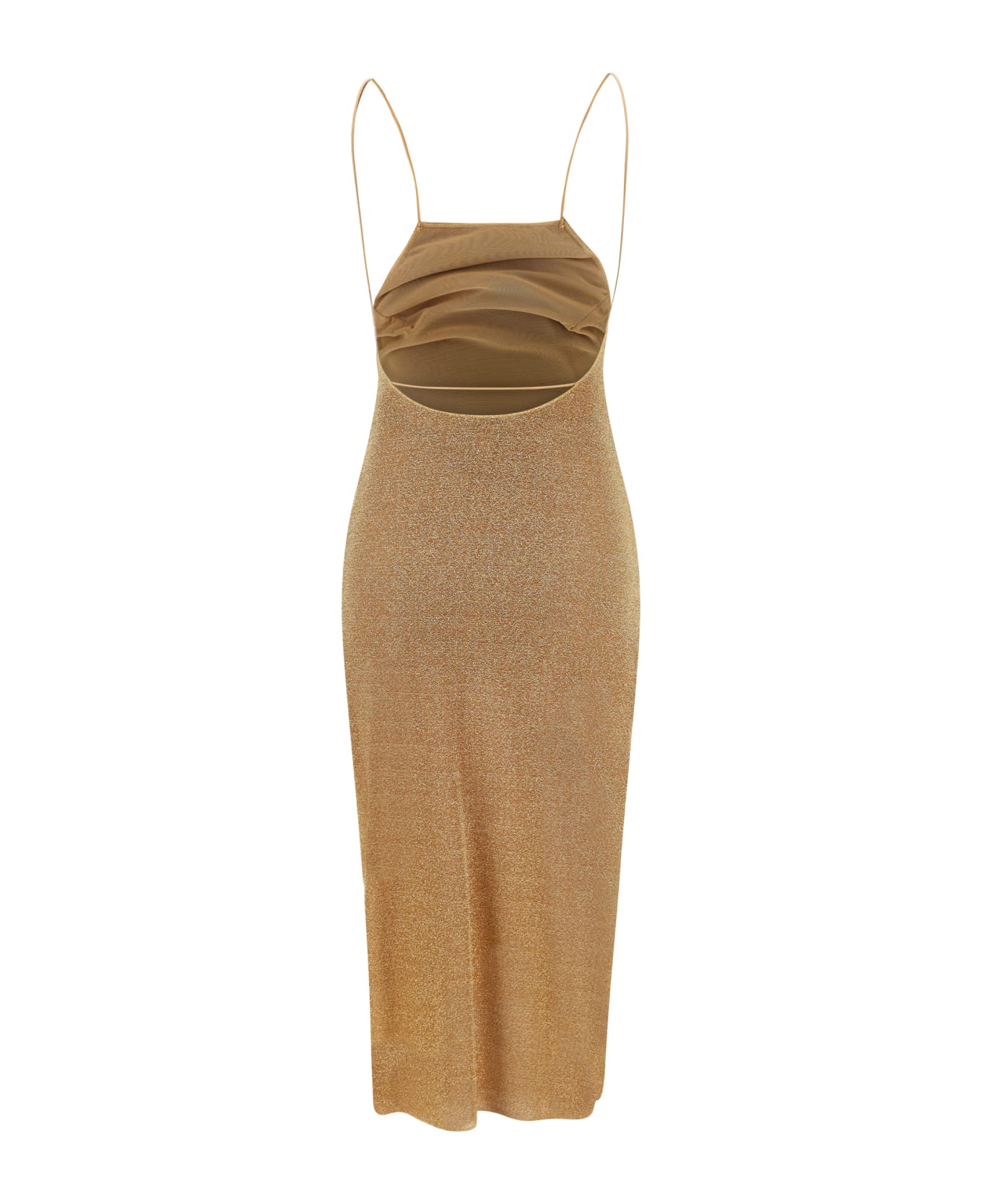 Oseree Lumiere Long Dress - Toffee