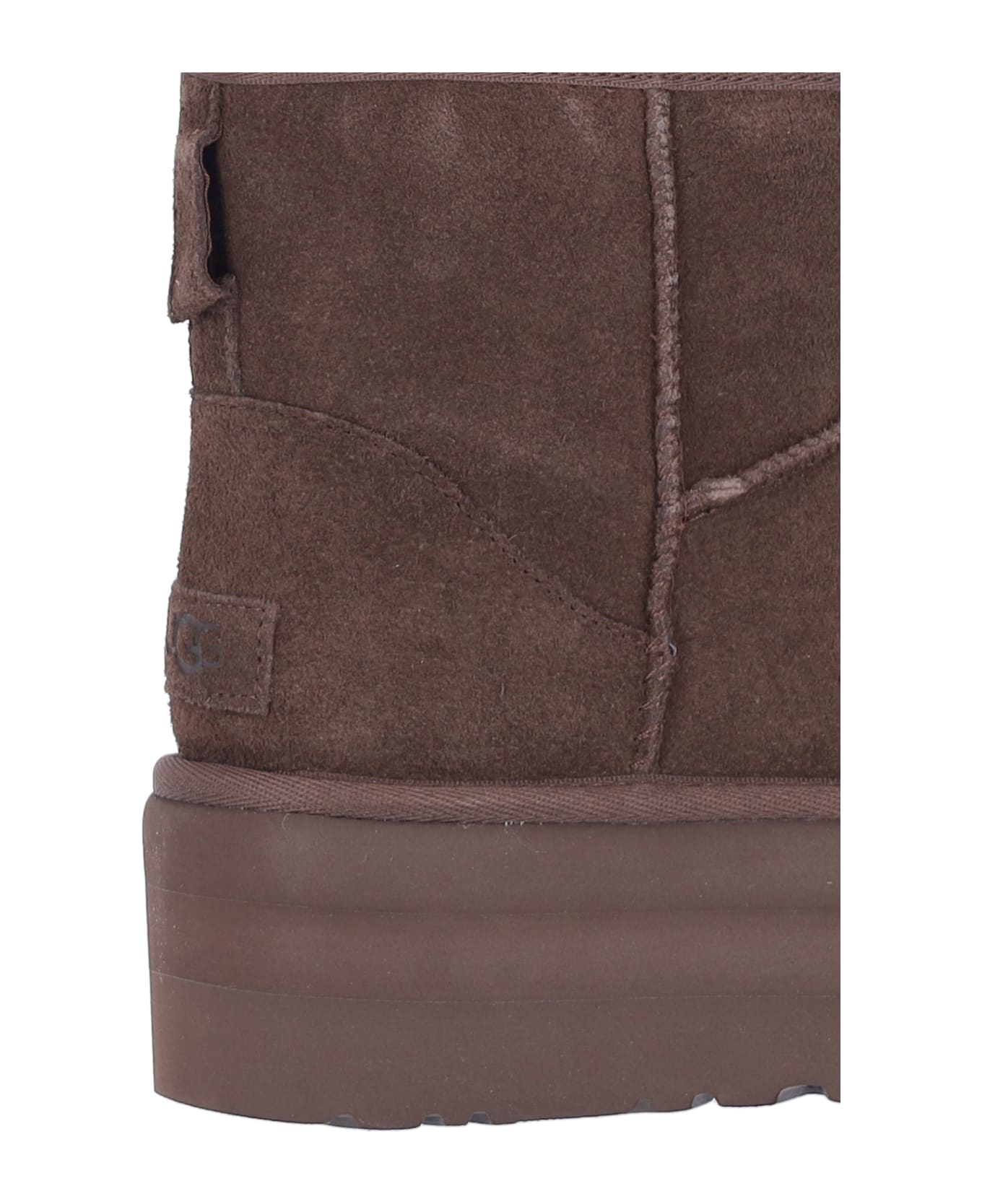 UGG Plateau Classic Mini Boots - Marrone