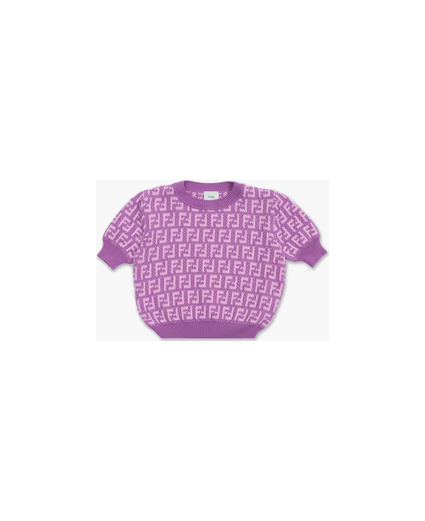 Fendi Sweater With Monogram - Multicolor